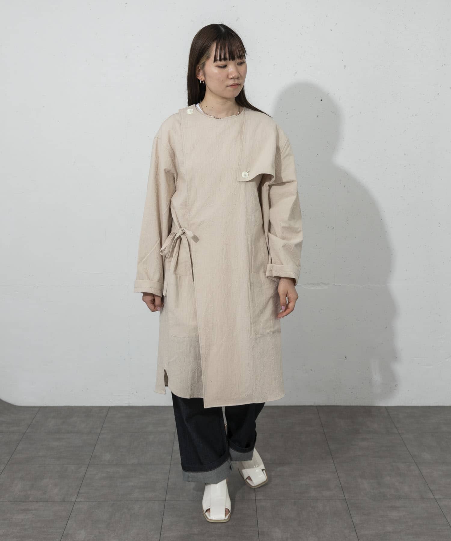 身長：155cm サイズ：One
