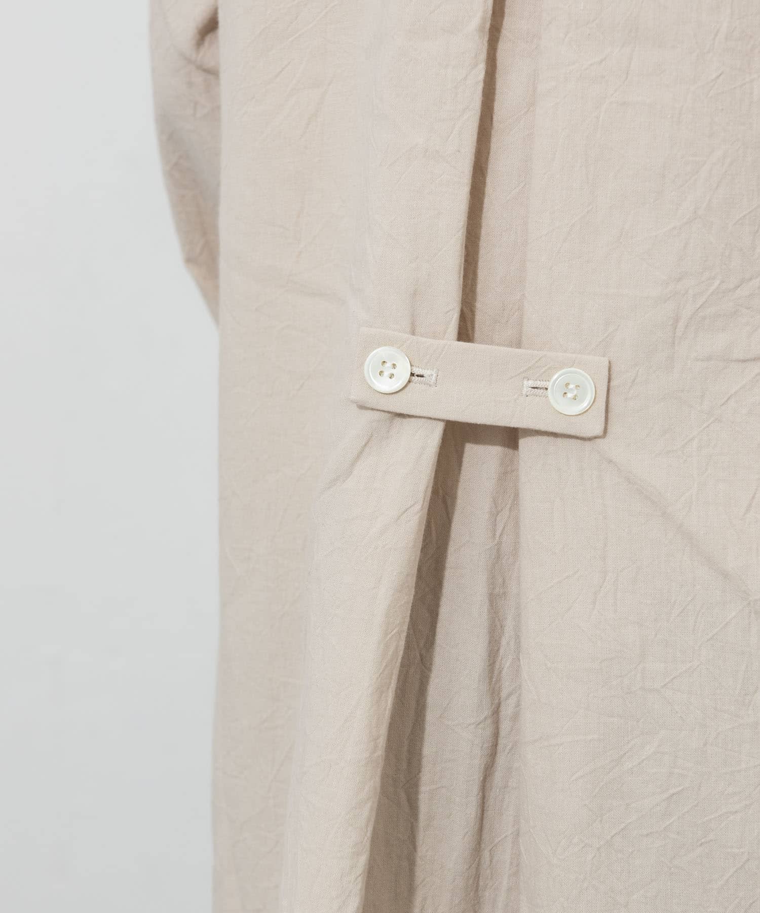 ザ グッドランド マーケット　トレンチ風シャツコート Beige one