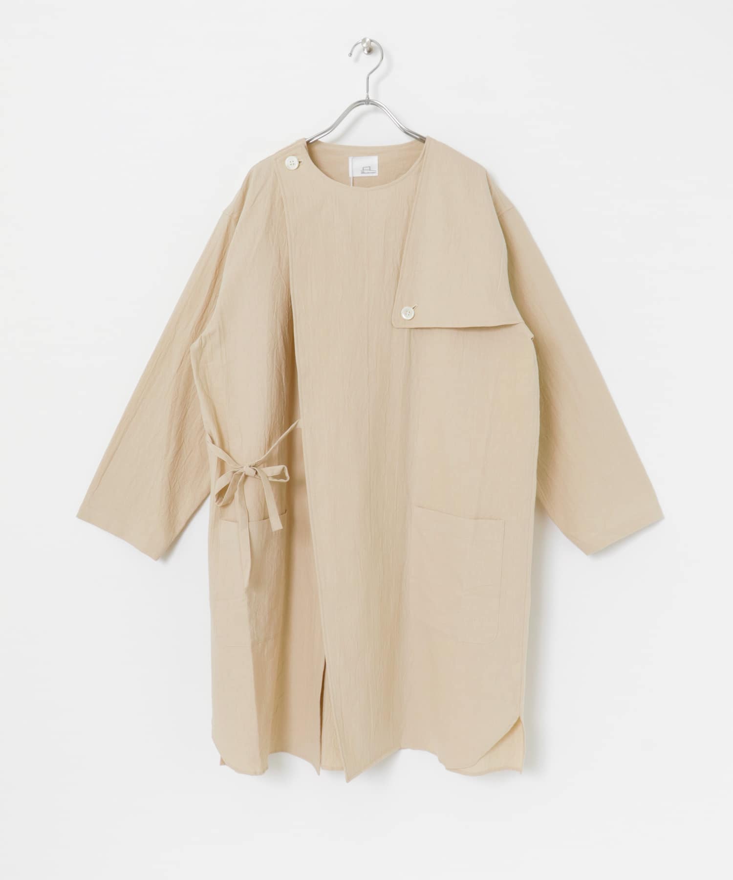 ザ グッドランド マーケット　トレンチ風シャツコート Beige one