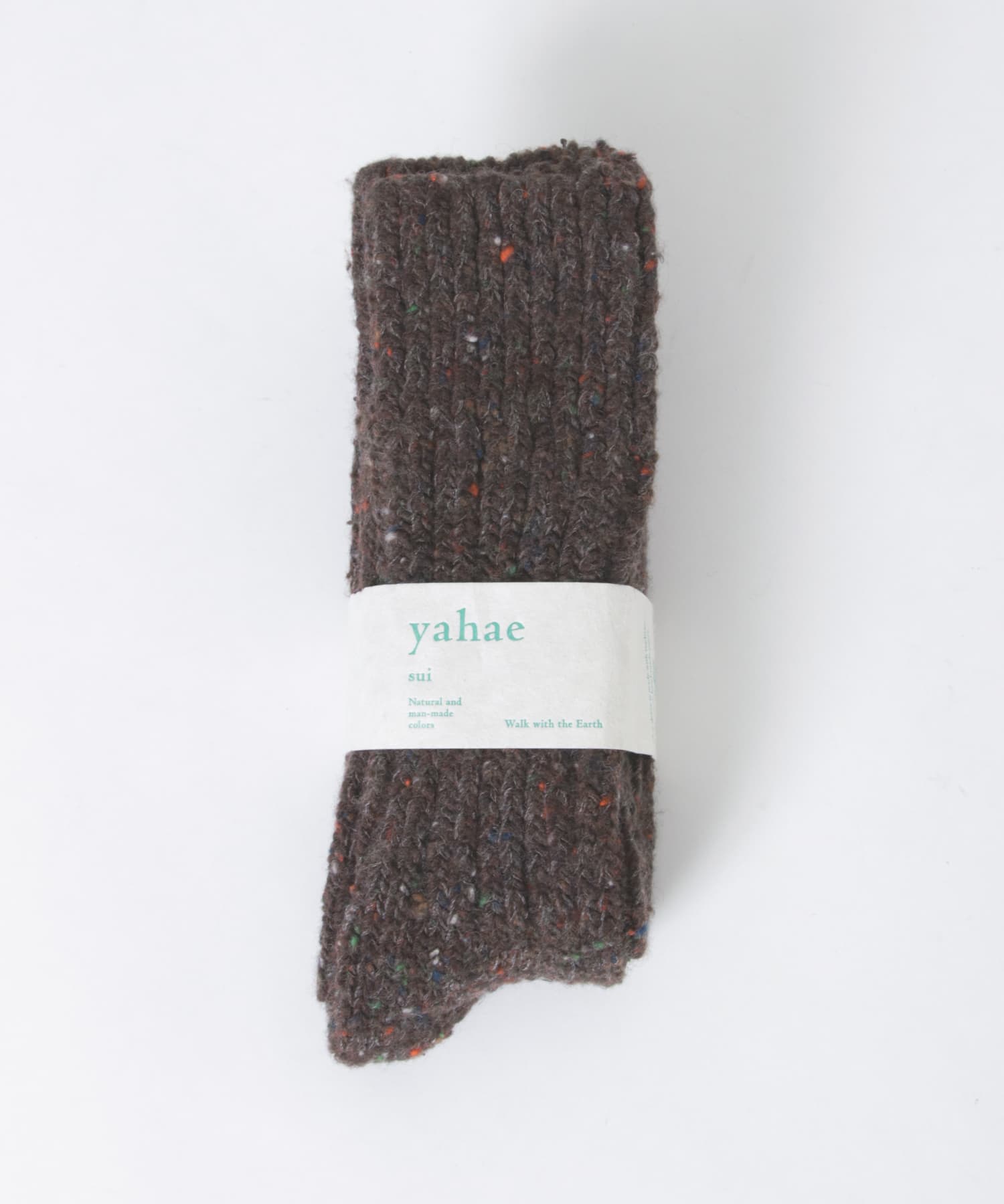 YAHAE　Recycled Wool Socks 22.BRN S