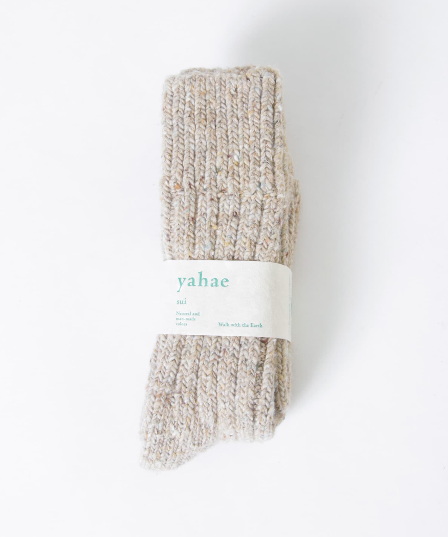 YAHAE　Recycled Wool Socks 12.BEG S