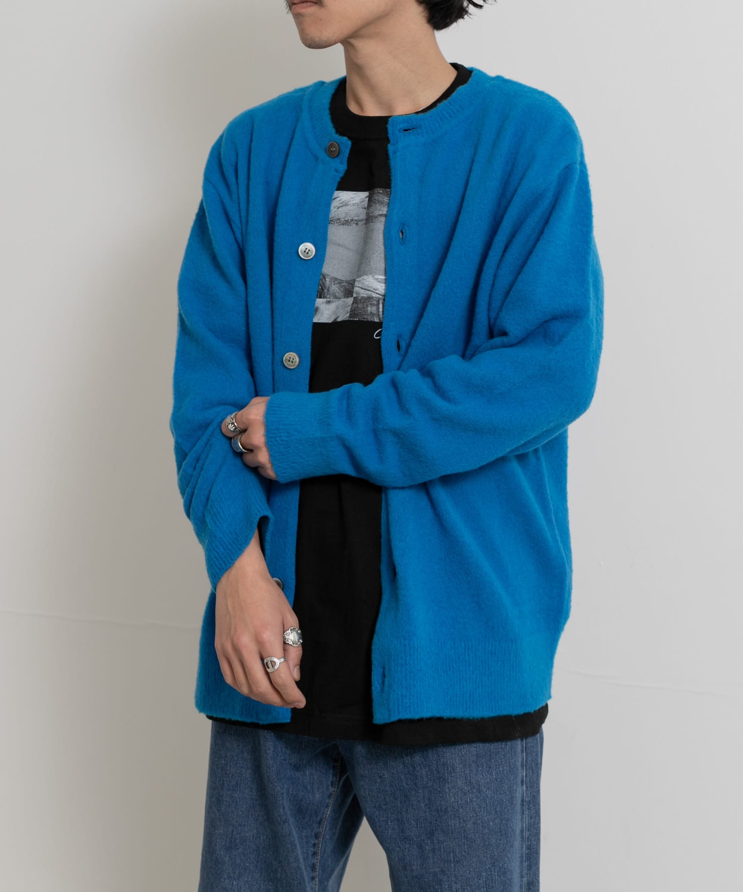 米富繊維　CIRCLE KNIT CARDIGAN
