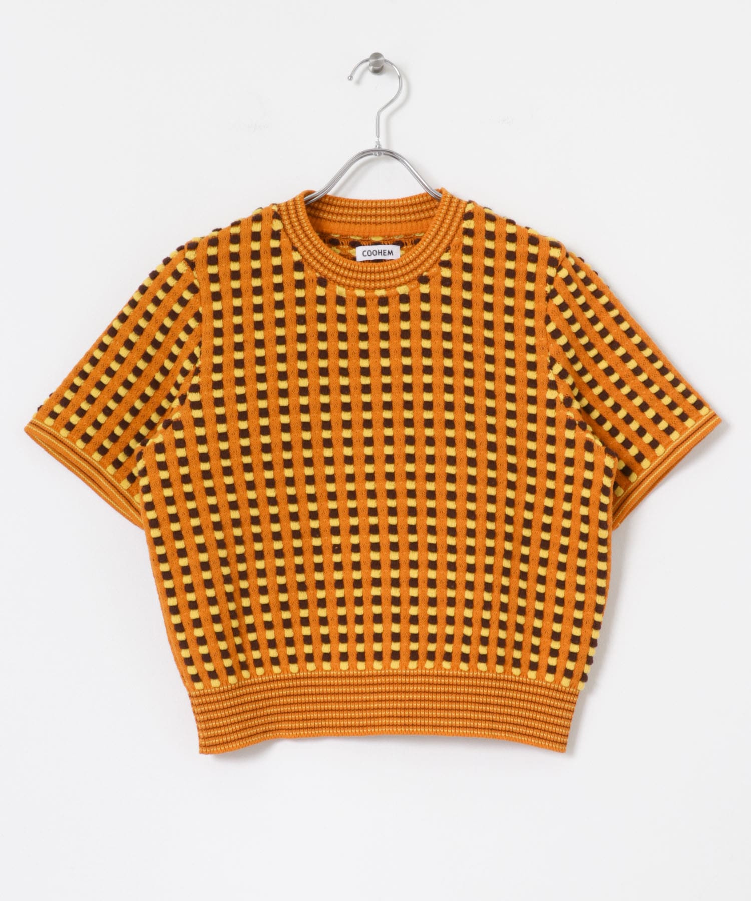 米富繊維　RETROWAVE KNIT PULLOVER 24ORANGE FREE