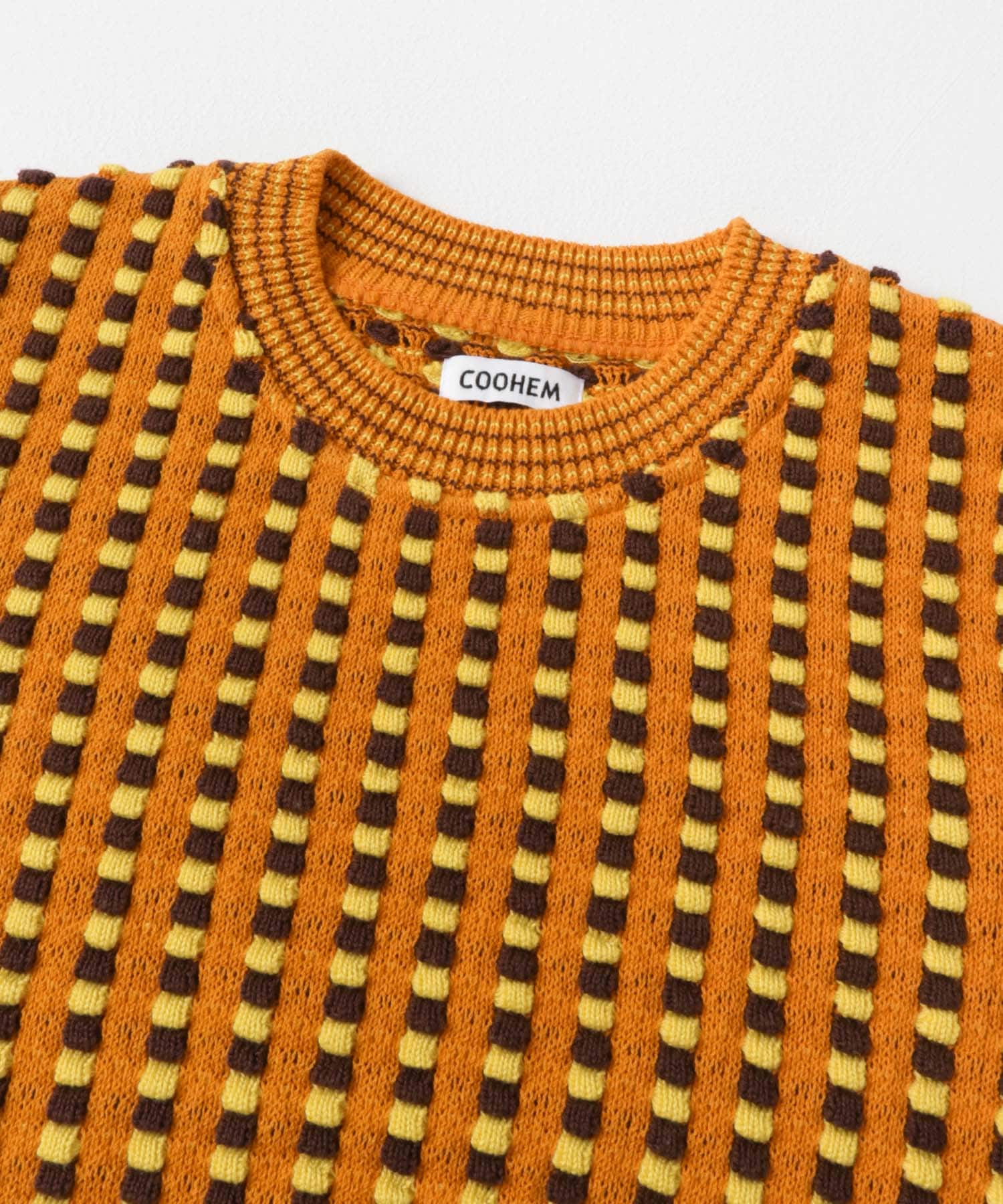 米富繊維　RETROWAVE KNIT PULLOVER 24ORANGE FREE