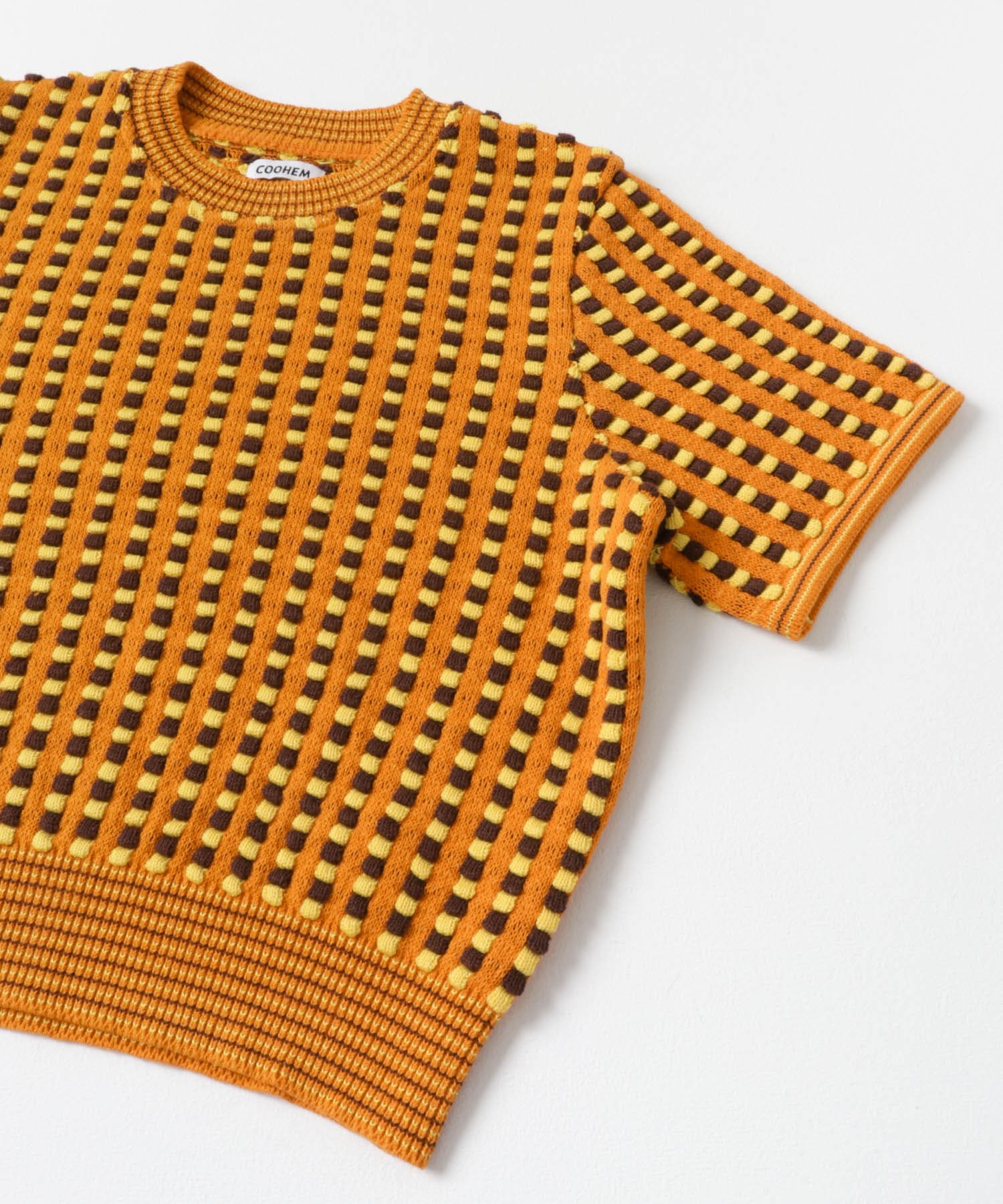 米富繊維　RETROWAVE KNIT PULLOVER 24ORANGE FREE