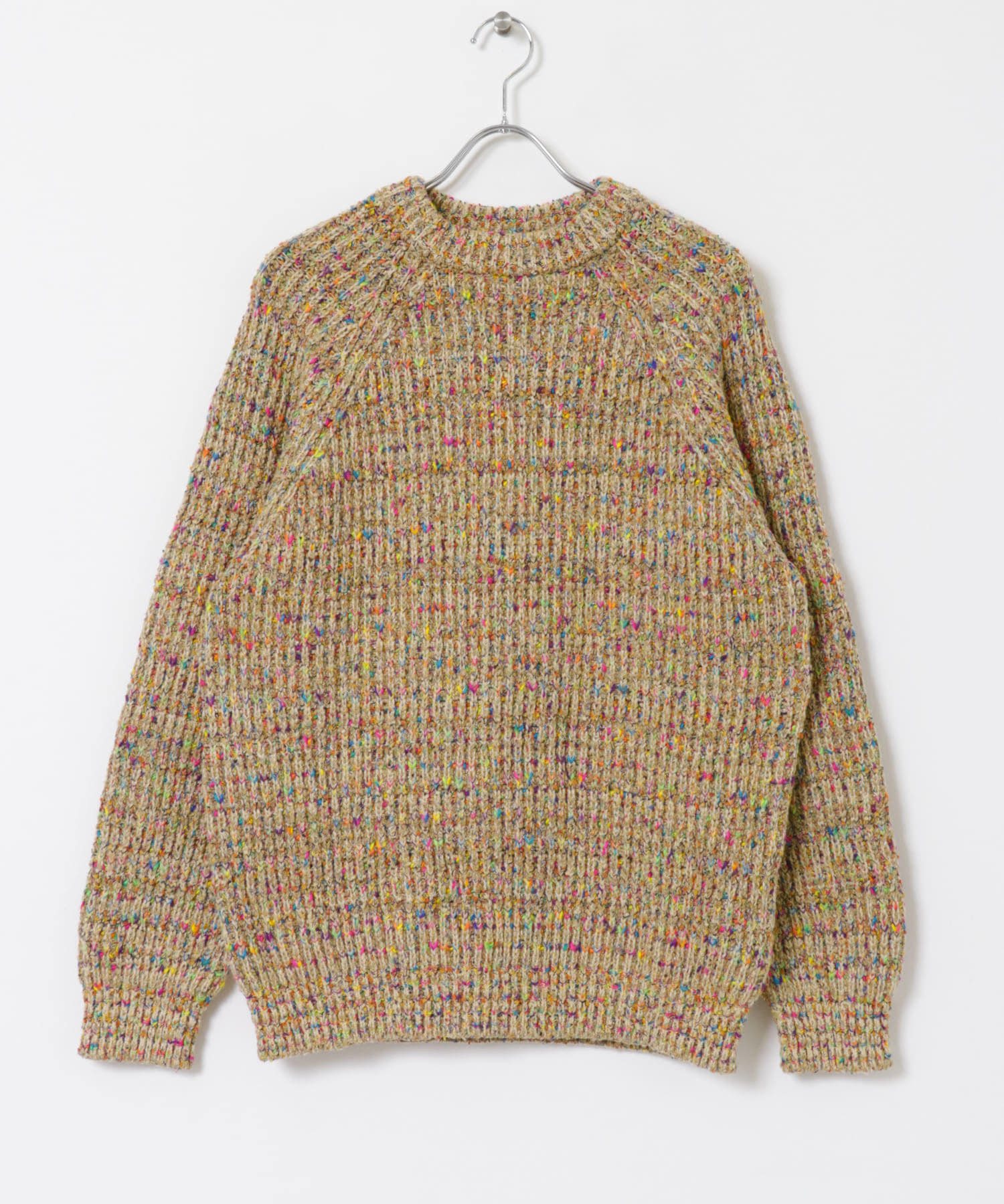 米富繊維 KOUHEN AZE KNIT PULLOVER-3(L 41BEIGE): トップス｜URBAN