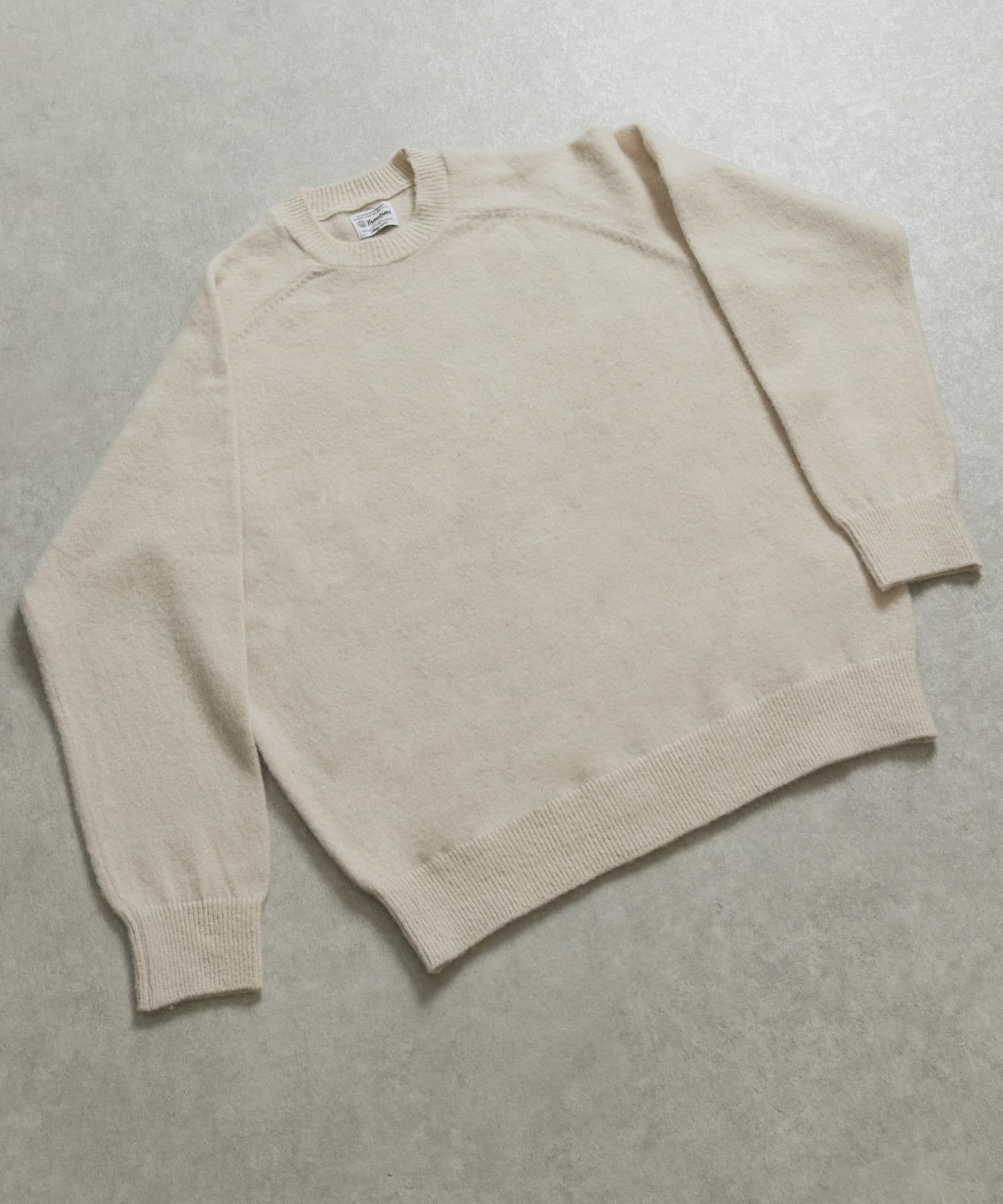 米富繊維　CIRCLE KNIT PULLOVER 16ECRU 2