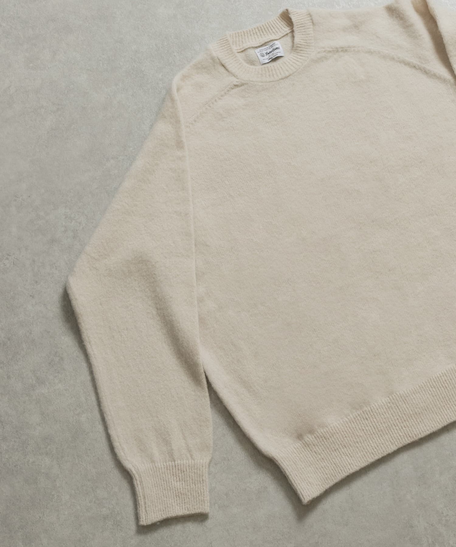 米富繊維　CIRCLE KNIT PULLOVER 16ECRU 2
