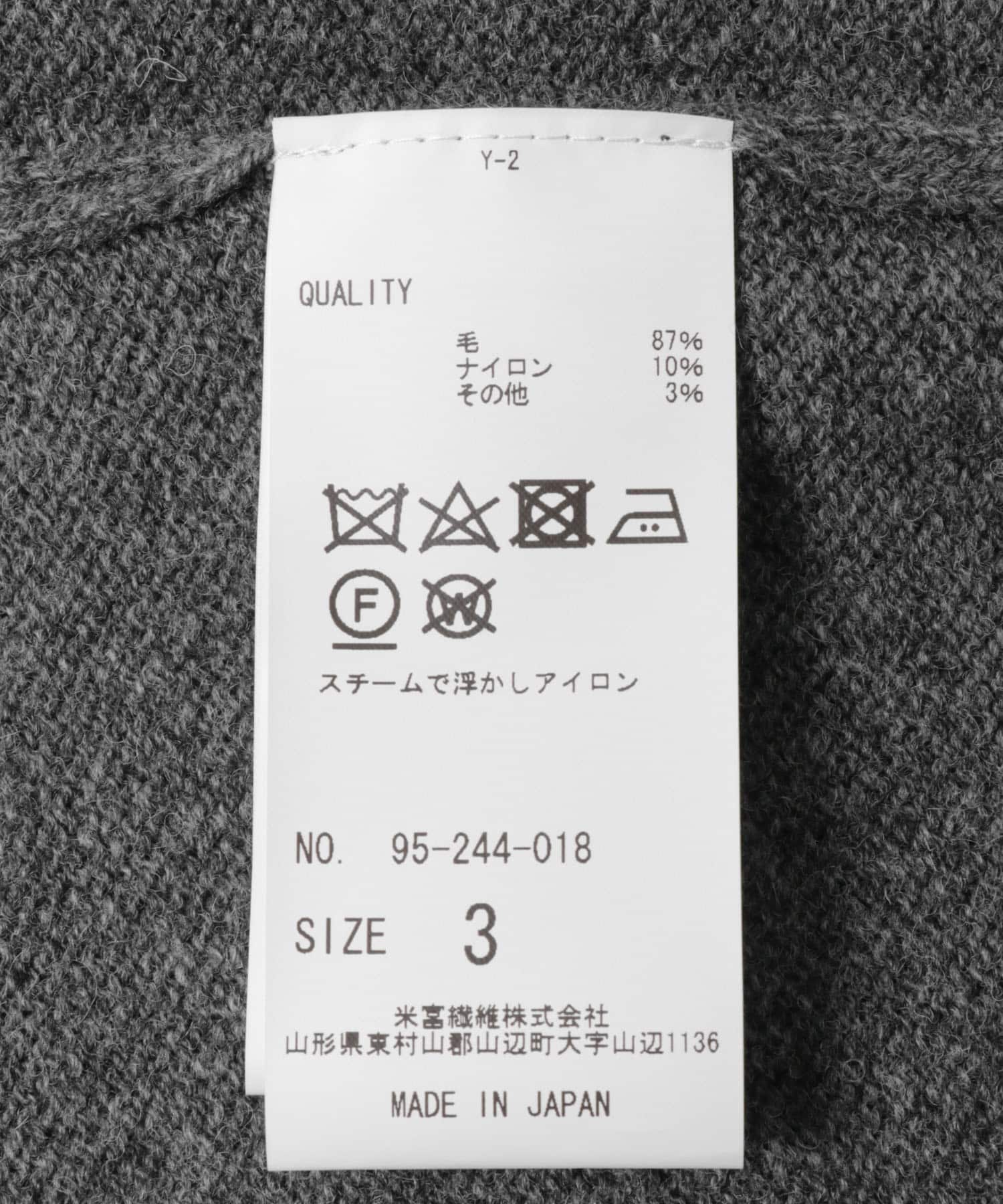 米富繊維　CIRCLE KNIT PULLOVER 12GRAY 2