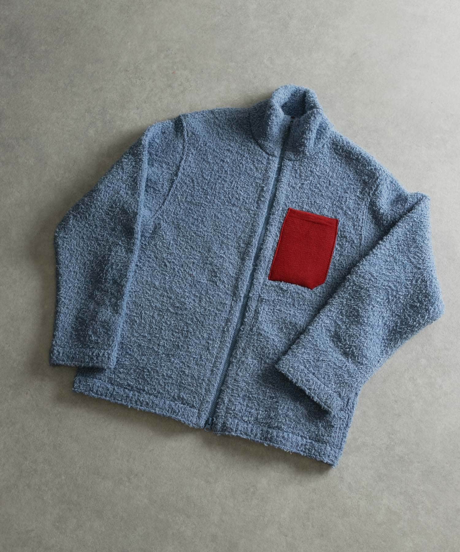 米富繊維　KNIT FLEECE BLOUSON