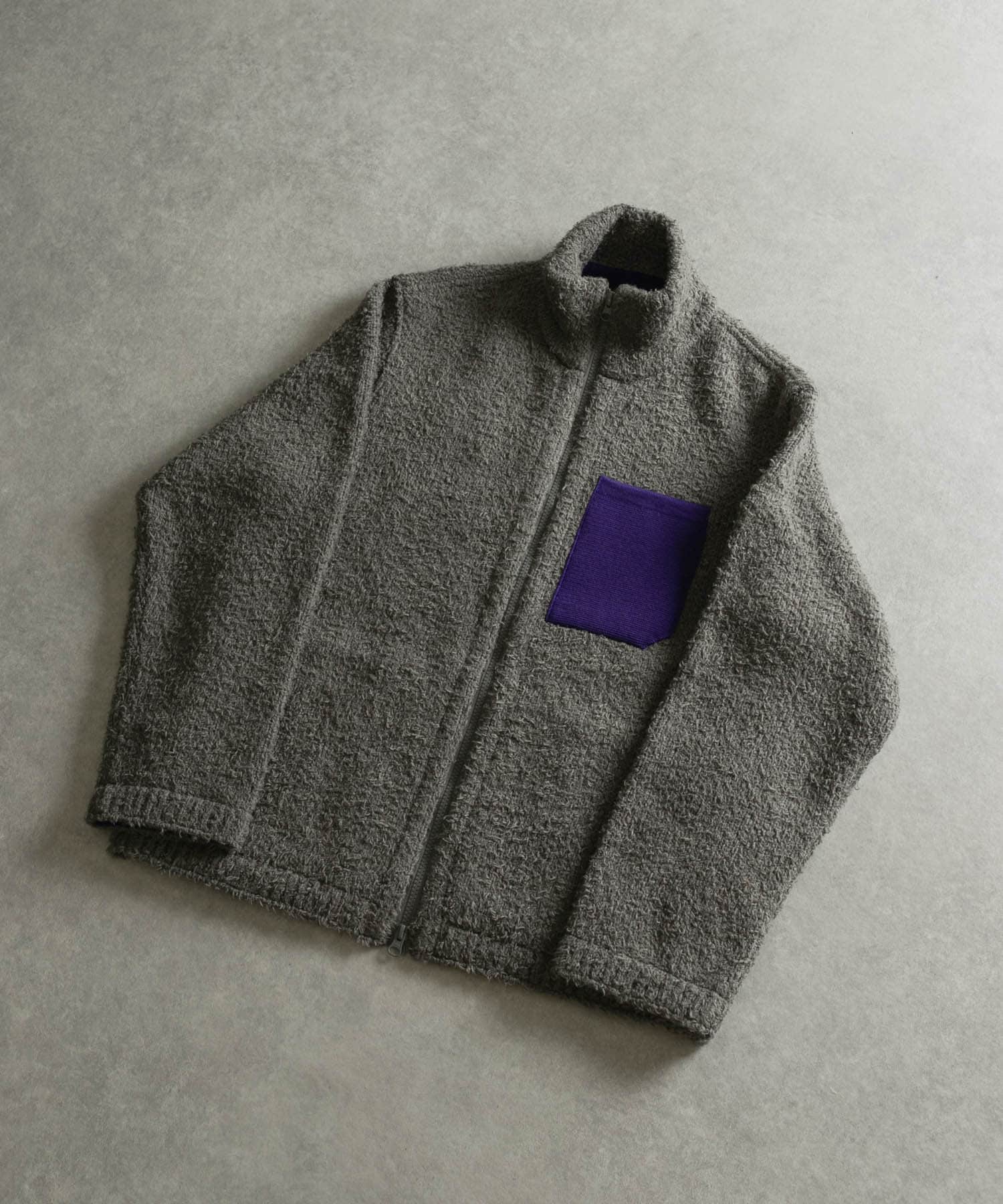 米富繊維　KNIT FLEECE BLOUSON