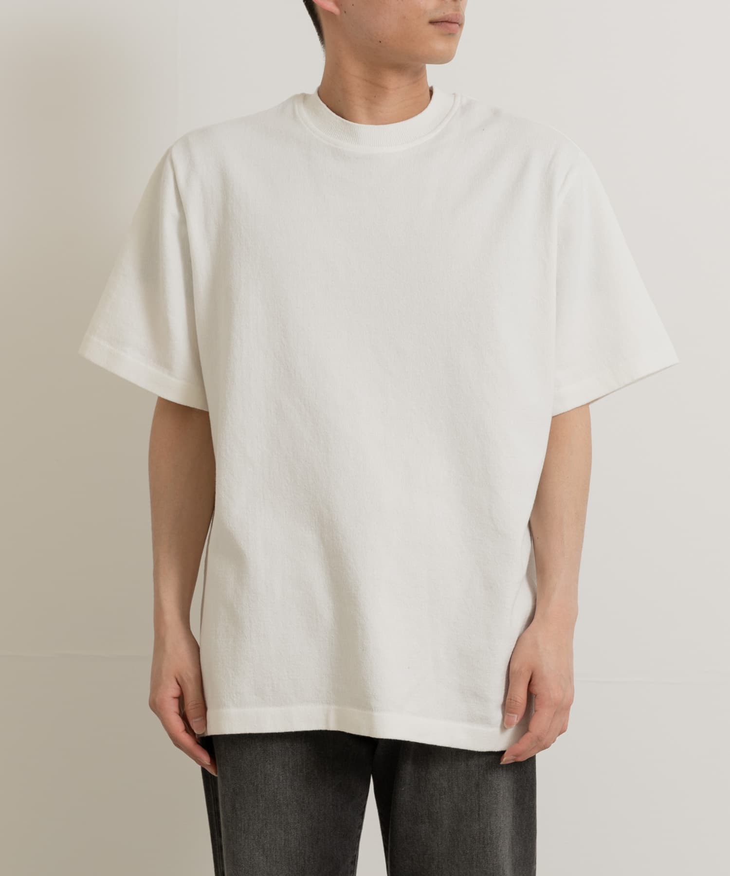 米富繊維　LIGHT WAV KNIT T-SHIRTS