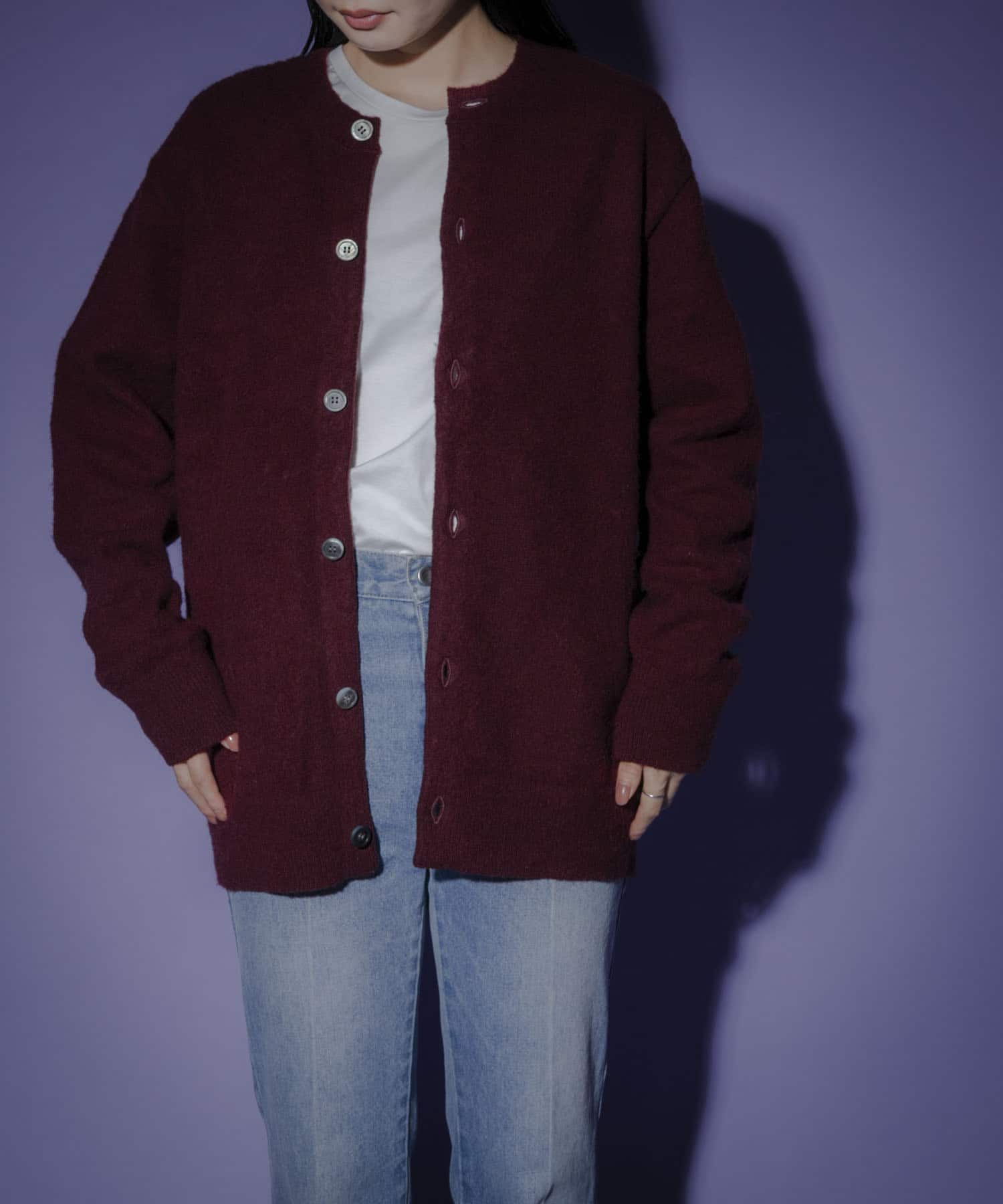 米富繊維　CIRCLE KNIT CARDIGAN