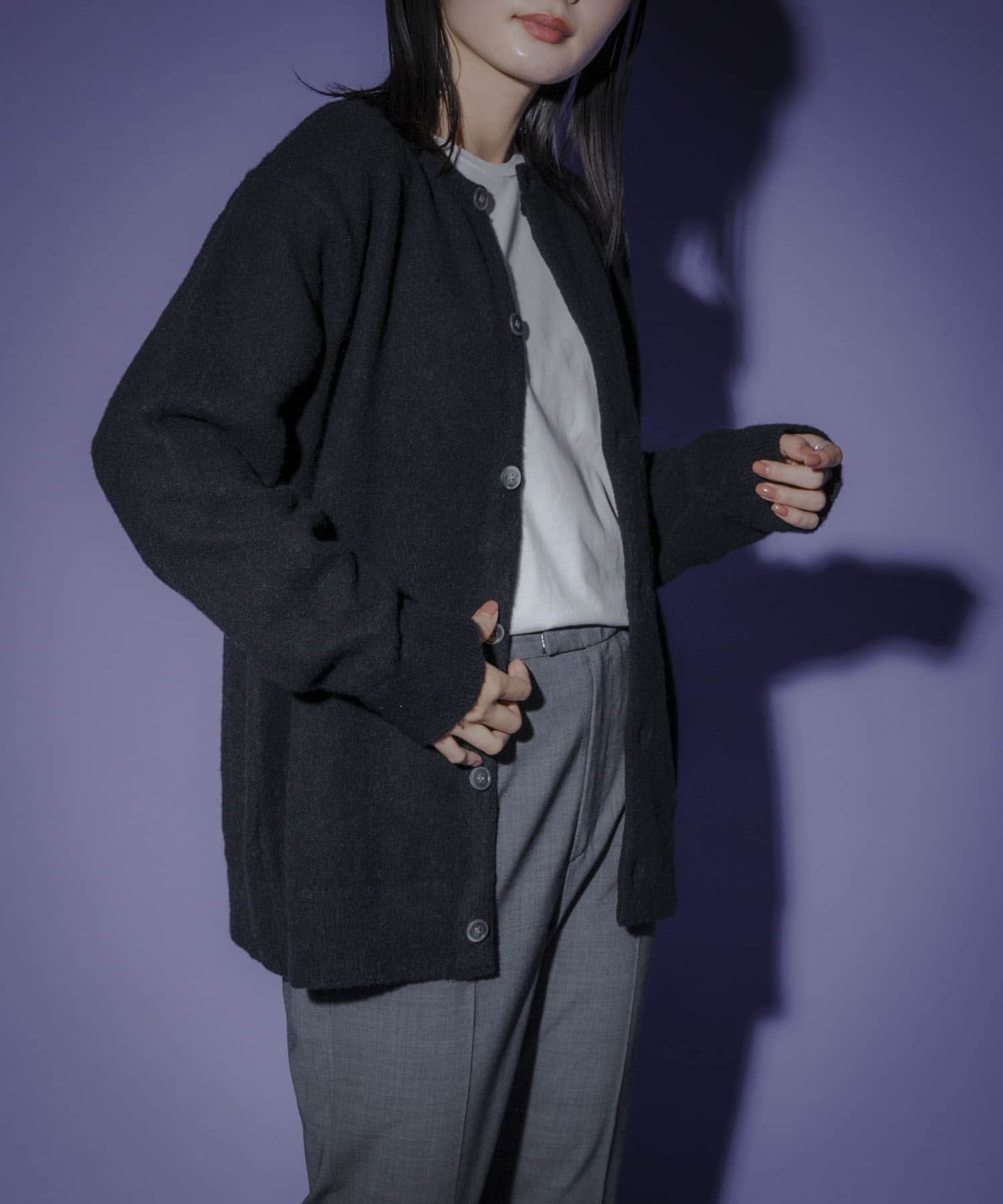 米富繊維　CIRCLE KNIT CARDIGAN