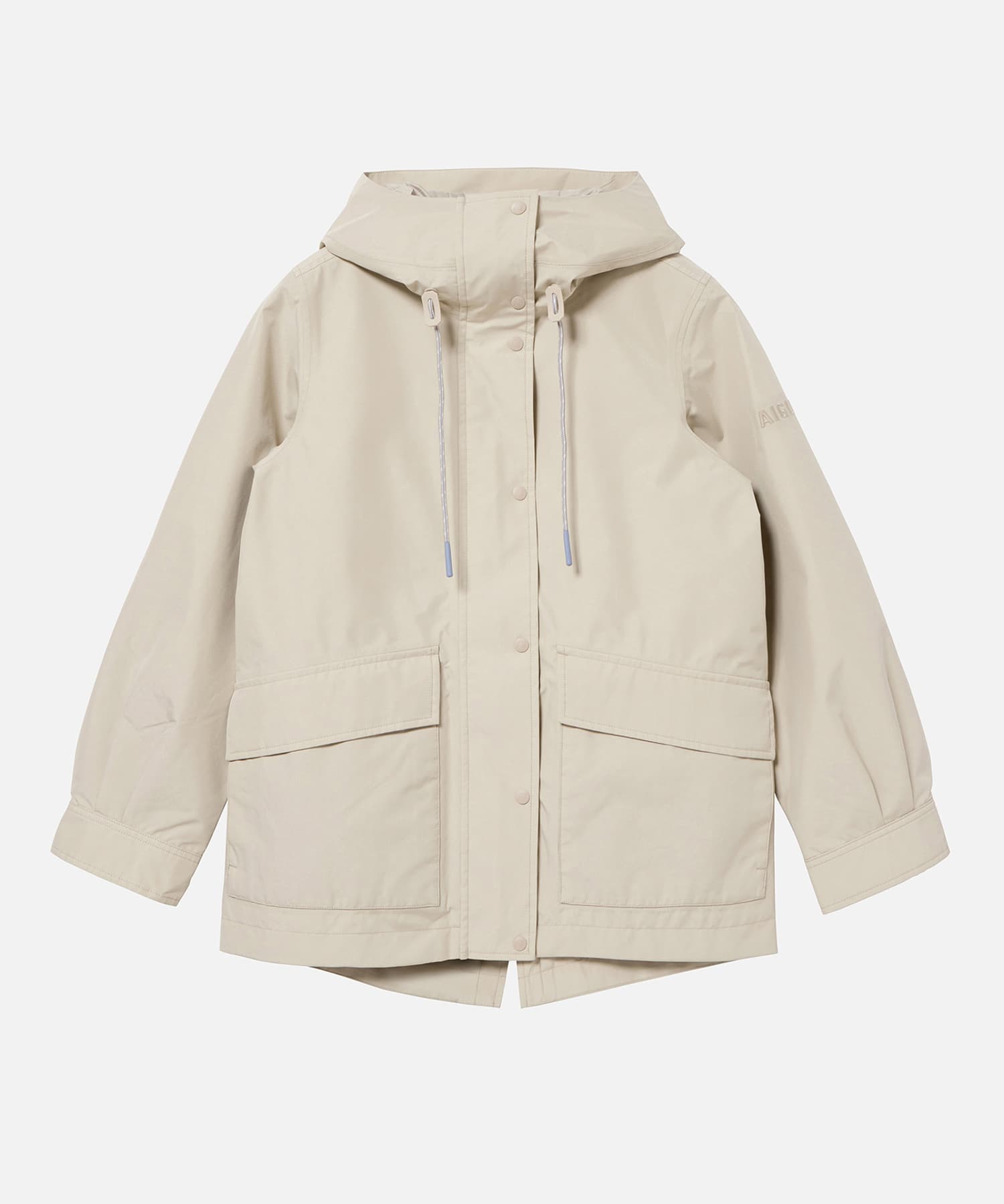 AIGLE ゴアテックス フィッシュテールフーデッドジャケット(36 NOIR