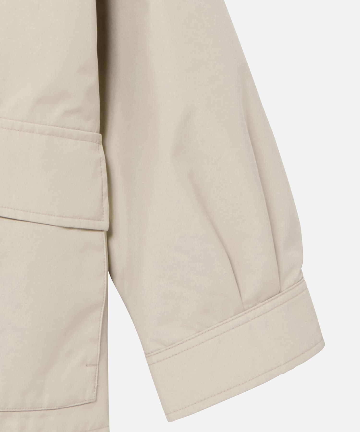 AIGLE　ゴアテックス フィッシュテールフーデッドジャケット BEIGE 38