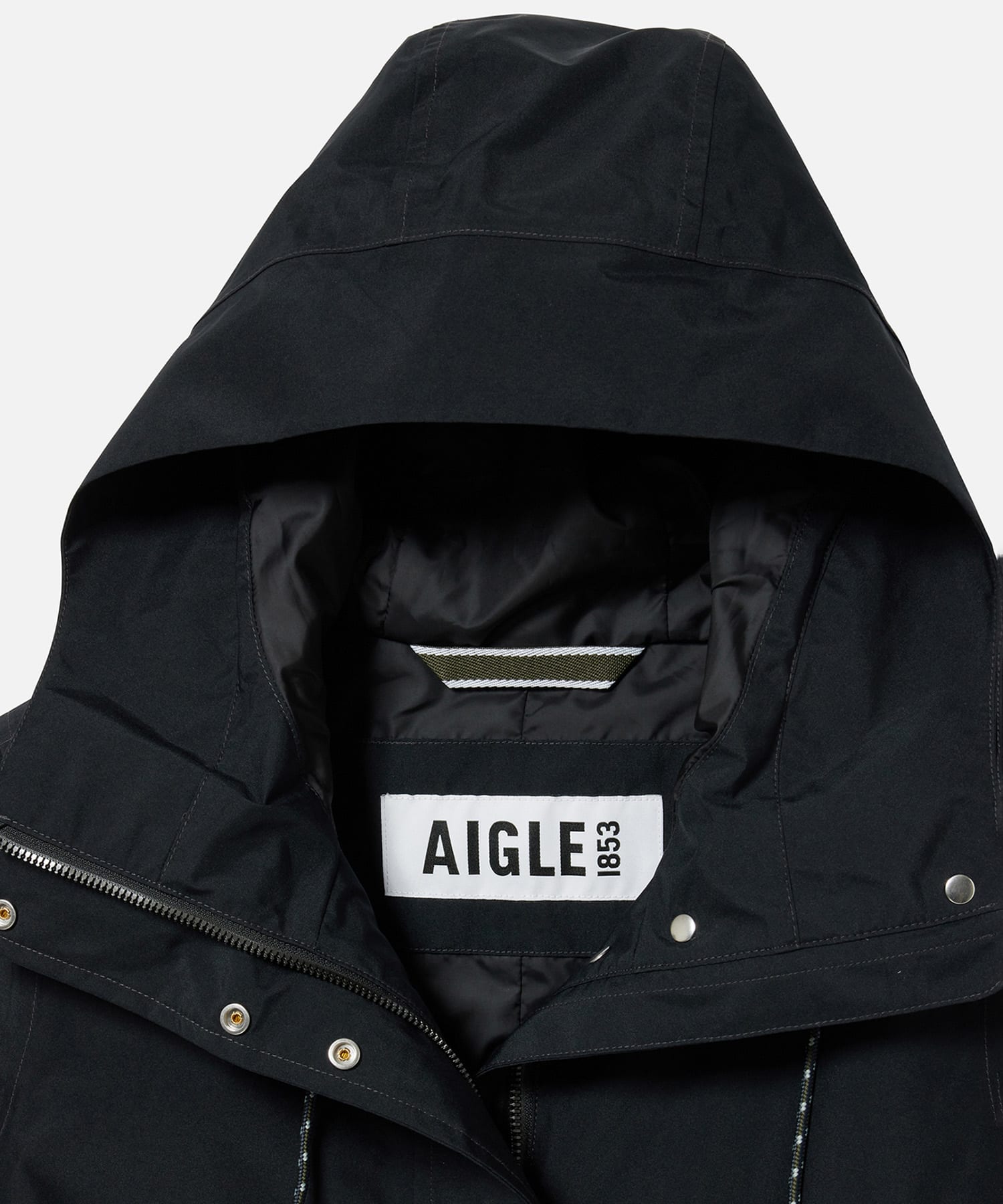 AIGLE　ゴアテックス フィッシュテールフーデッドジャケット NOIR 36