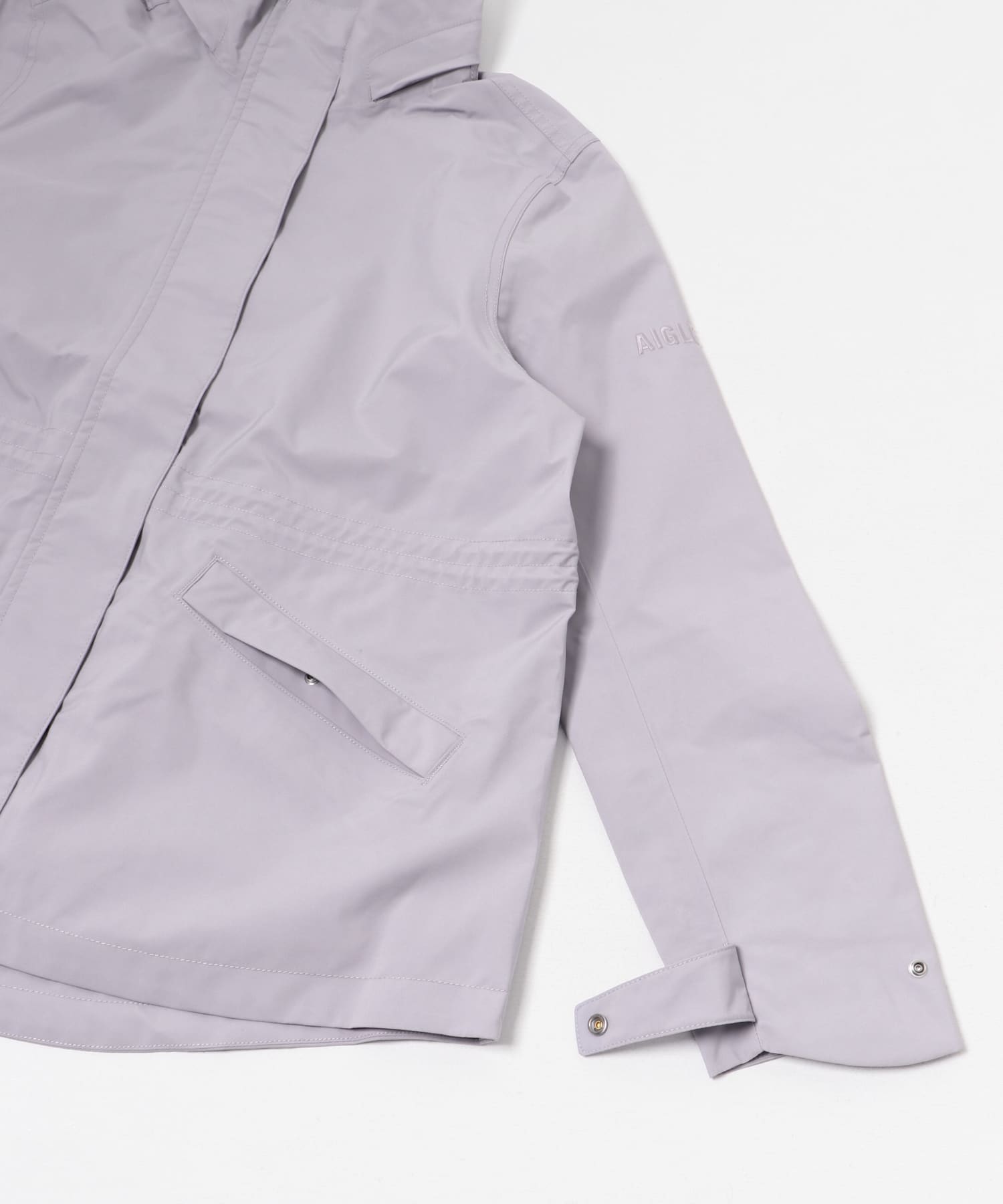 AIGLE　ゴアテックス フーデッドショートジャケット GRAY 36