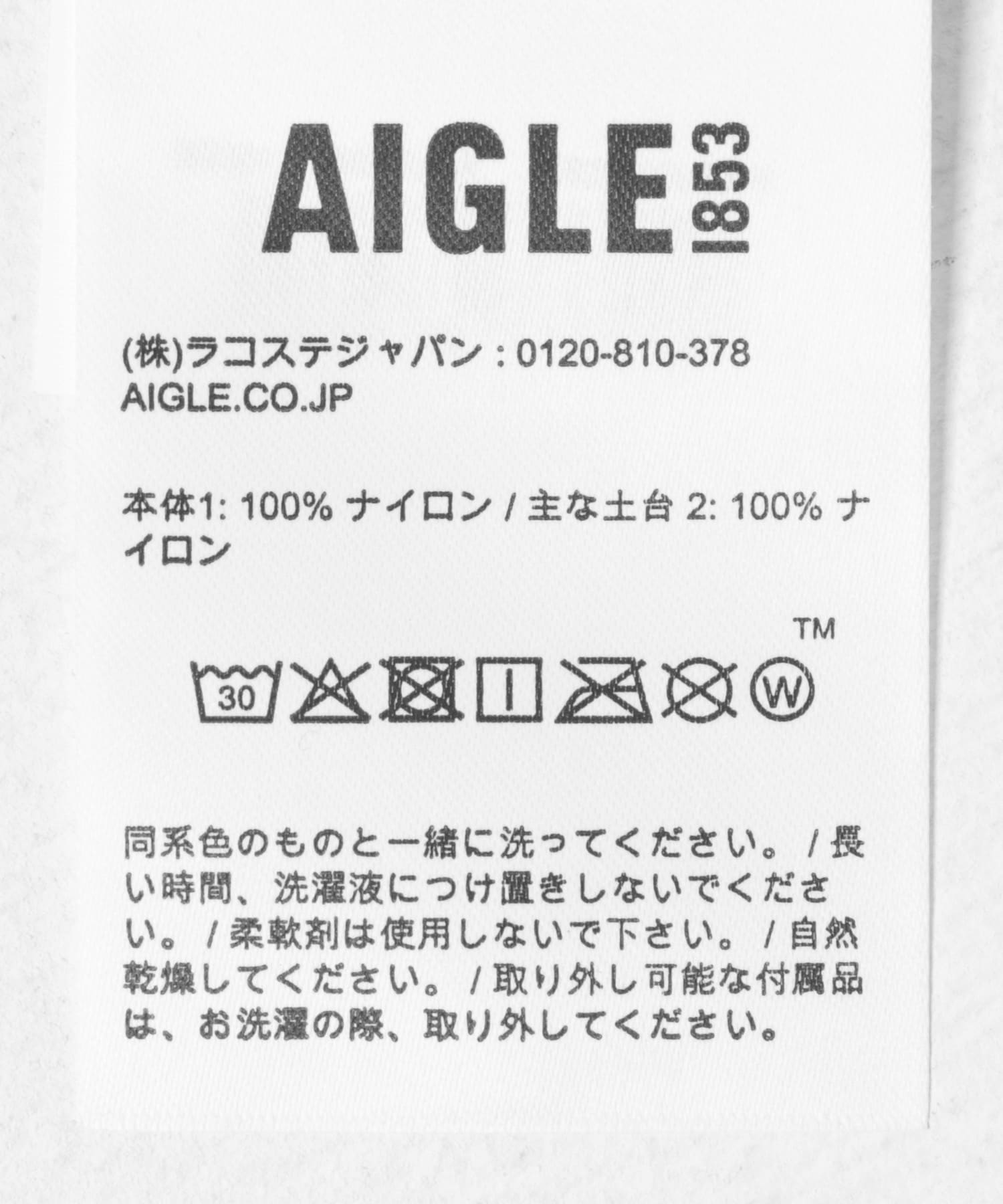AIGLE　撥水 UVカット ライトウェイトフーデッドジャケット BEETLE L