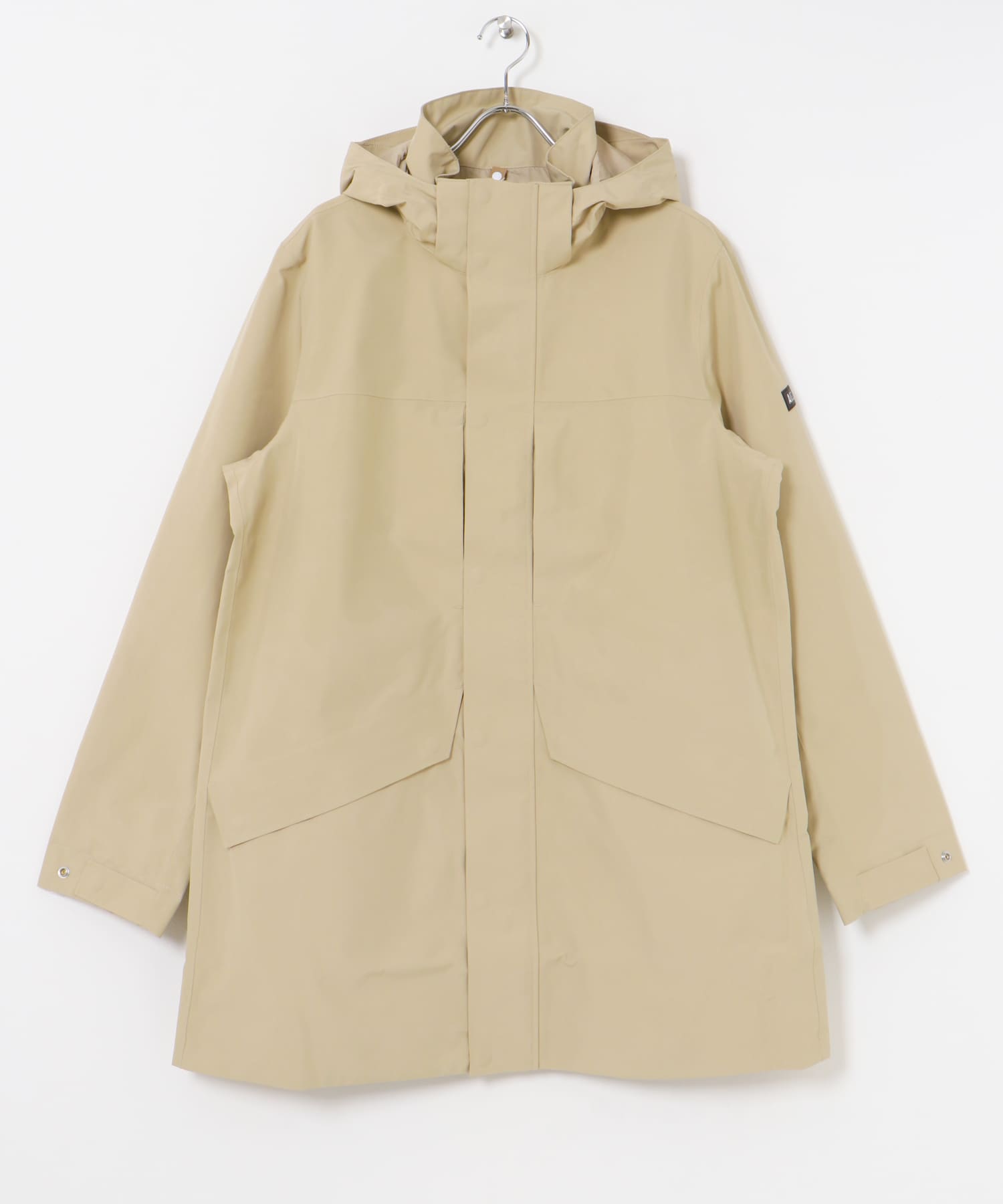 AIGLE　ゴアテックス フーデッドジャケット BEIGE M
