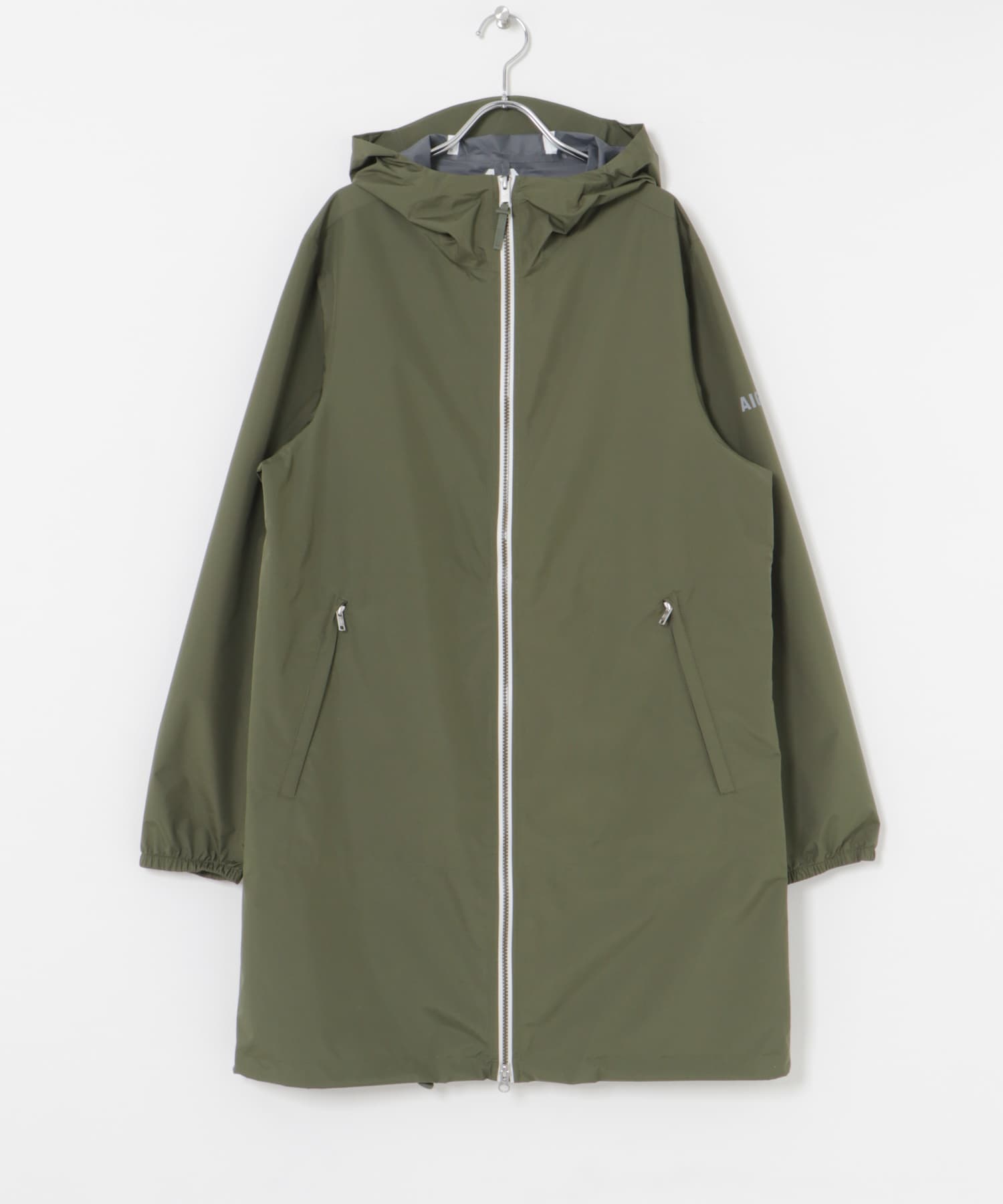 AIGLE　透湿防水 レインパック フーデッドコート