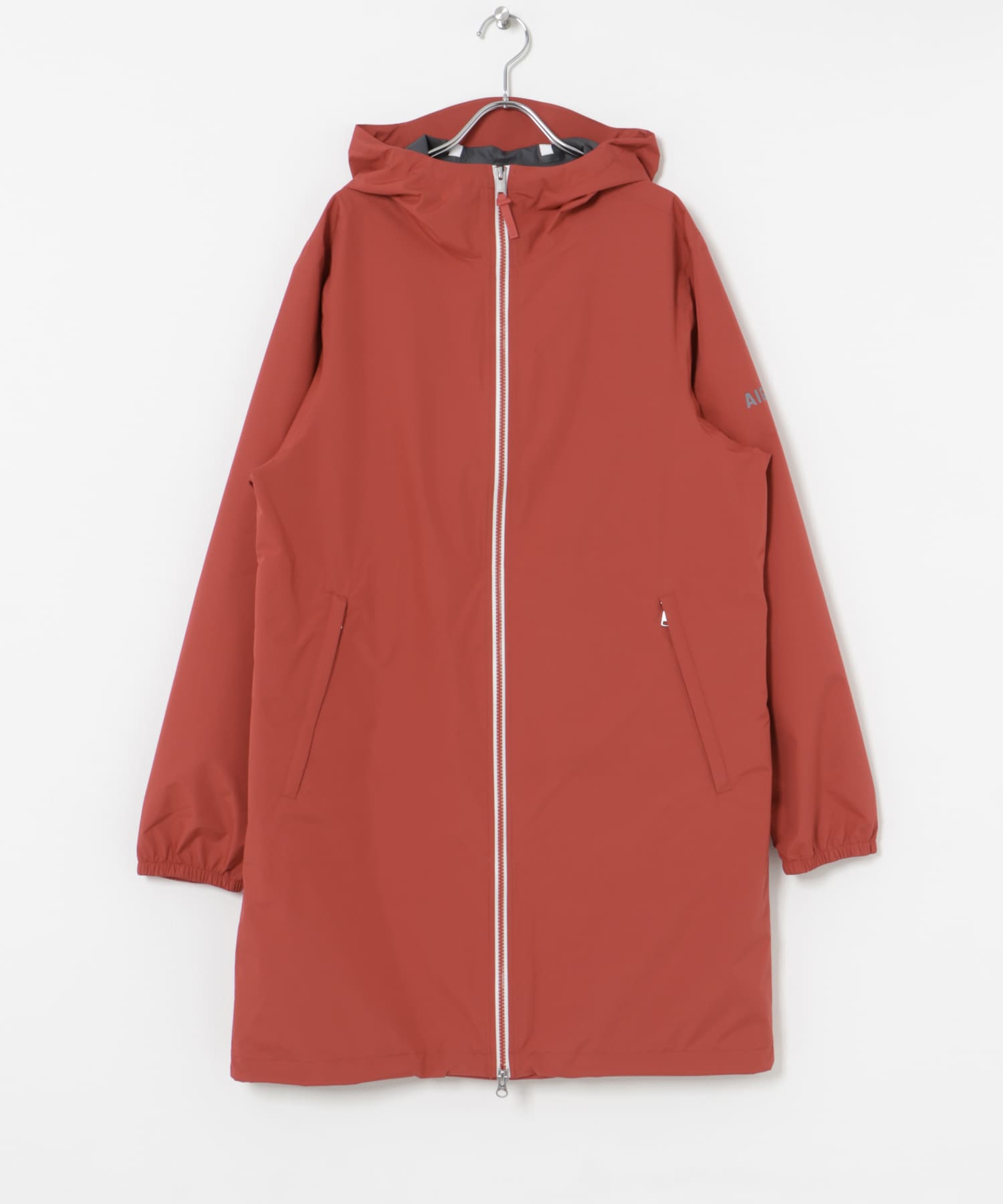 AIGLE 透湿防水 レインパック フーデッドコート(M AVOCAT): アウター