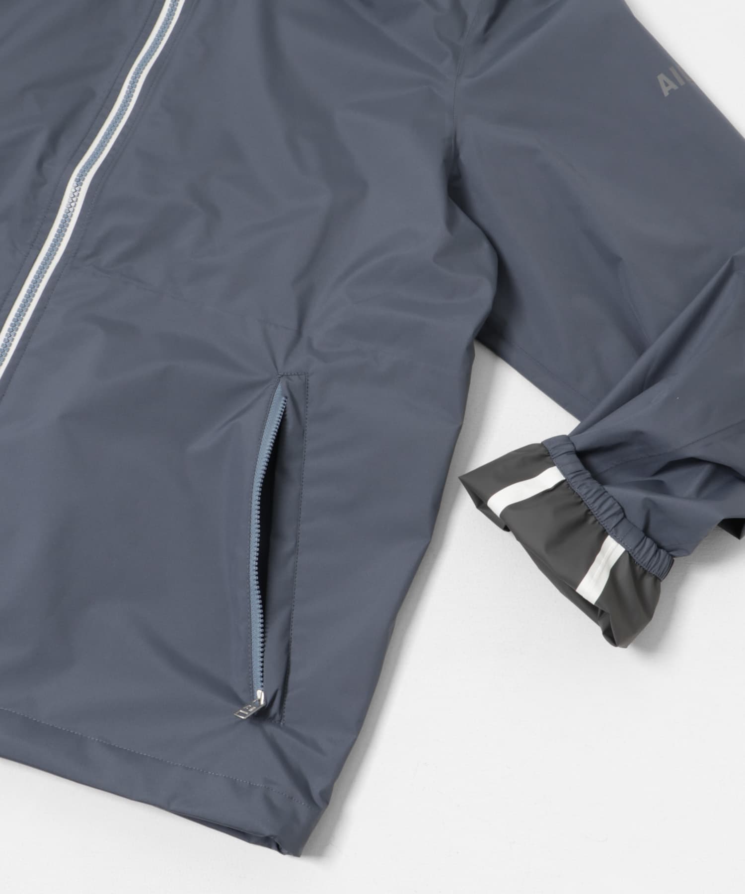 AIGLE　透湿防水 レインパック フーデッドジャケット MARAIS S