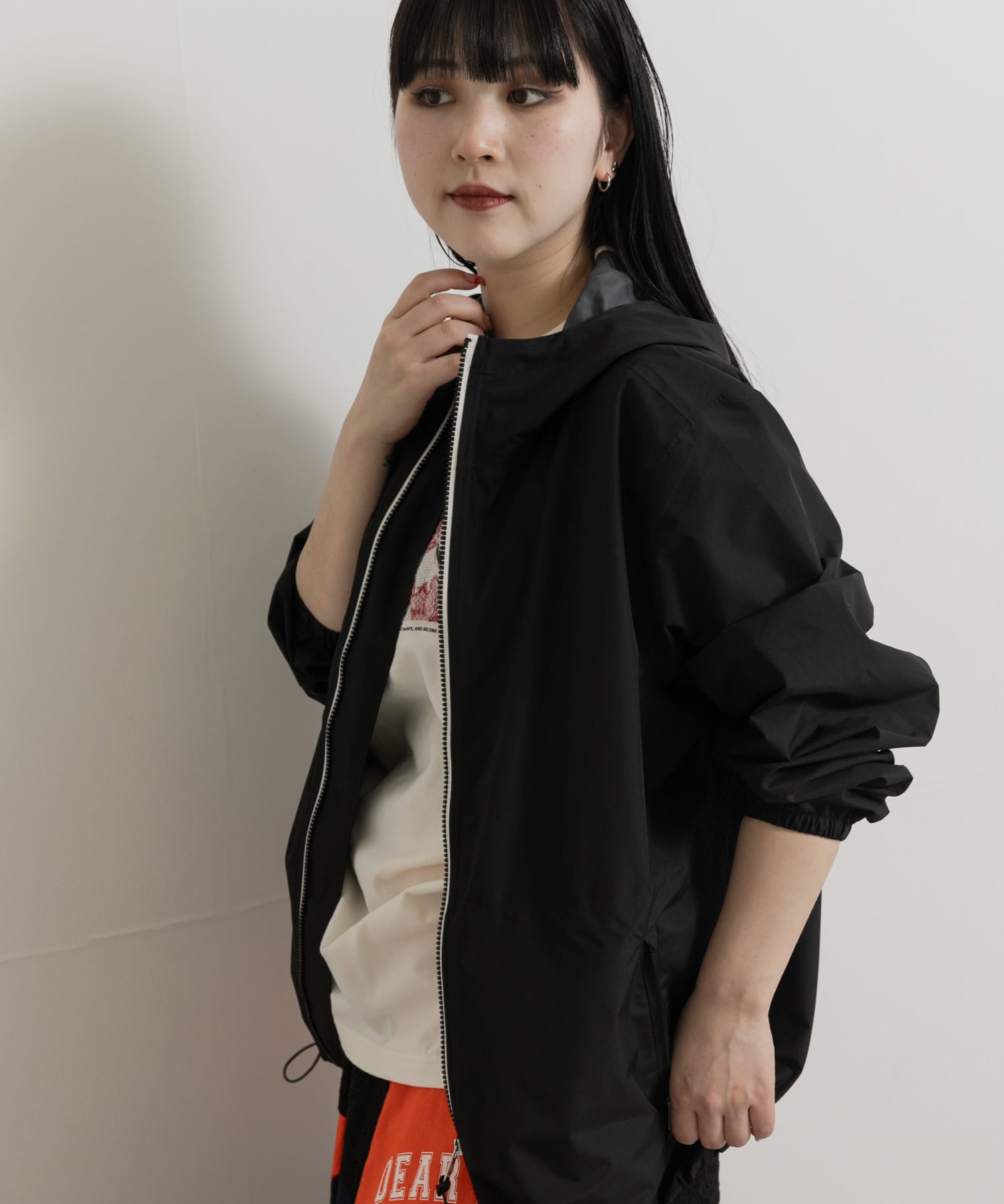 AIGLE　透湿防水 レインパック フーデッドジャケット