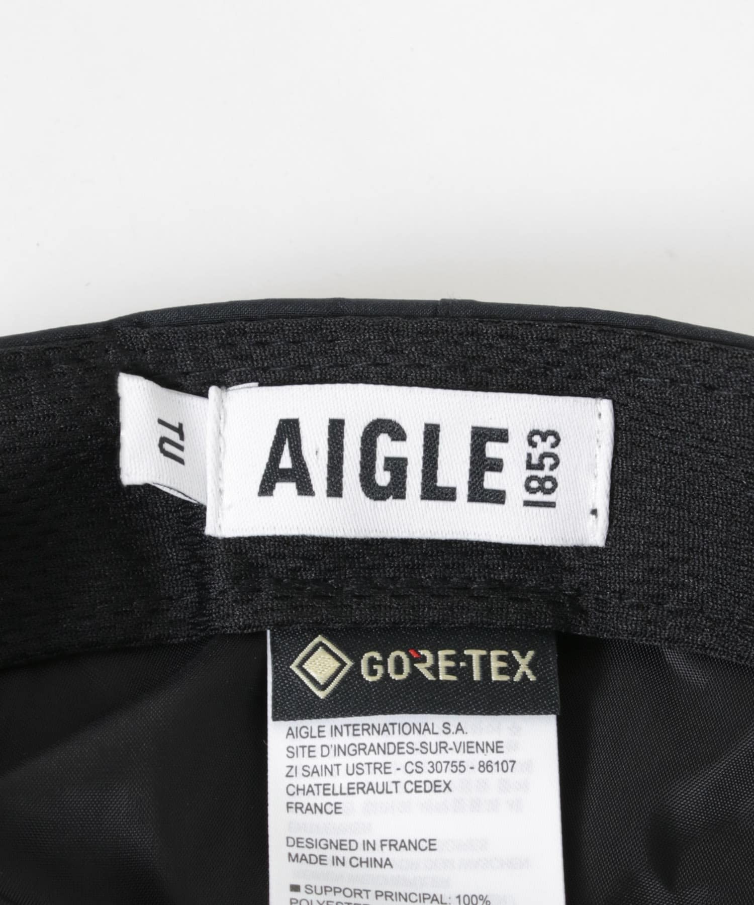 AIGLE　ゴアテックス キャップ NOIR one