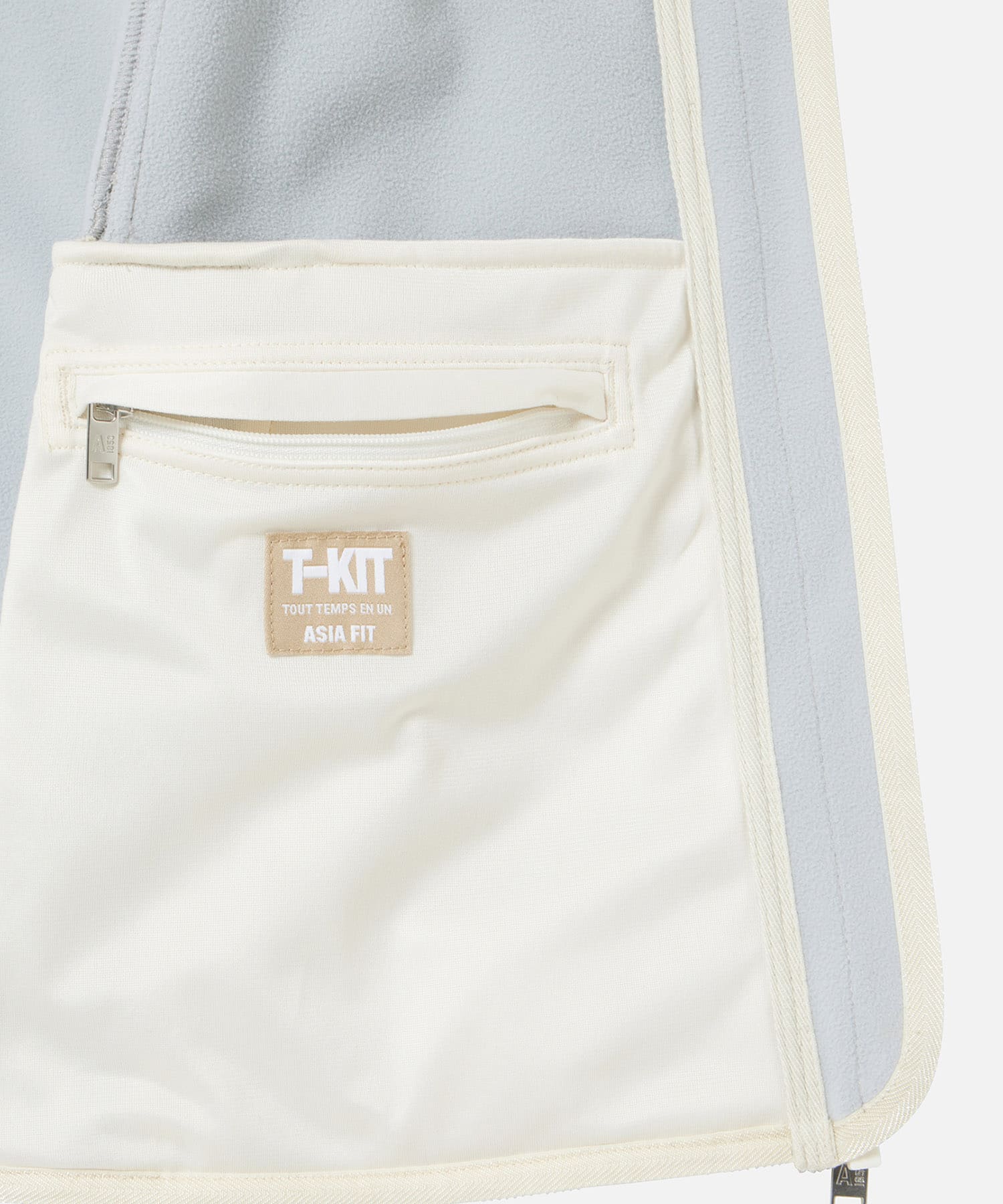 AIGLE　ゴアテックスウィンドストッパー フリースベスト T-KIT DOVE 36