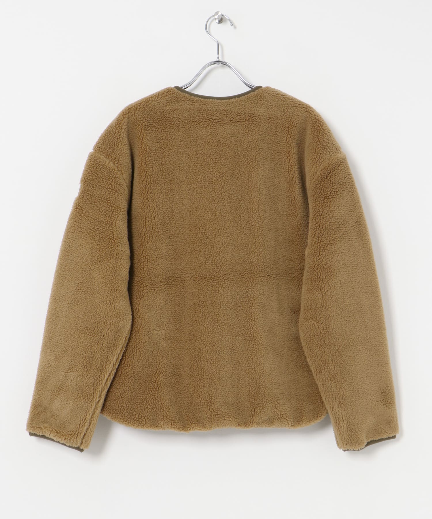AIGLE　リバーシブル シェルパフリース TAUPE S
