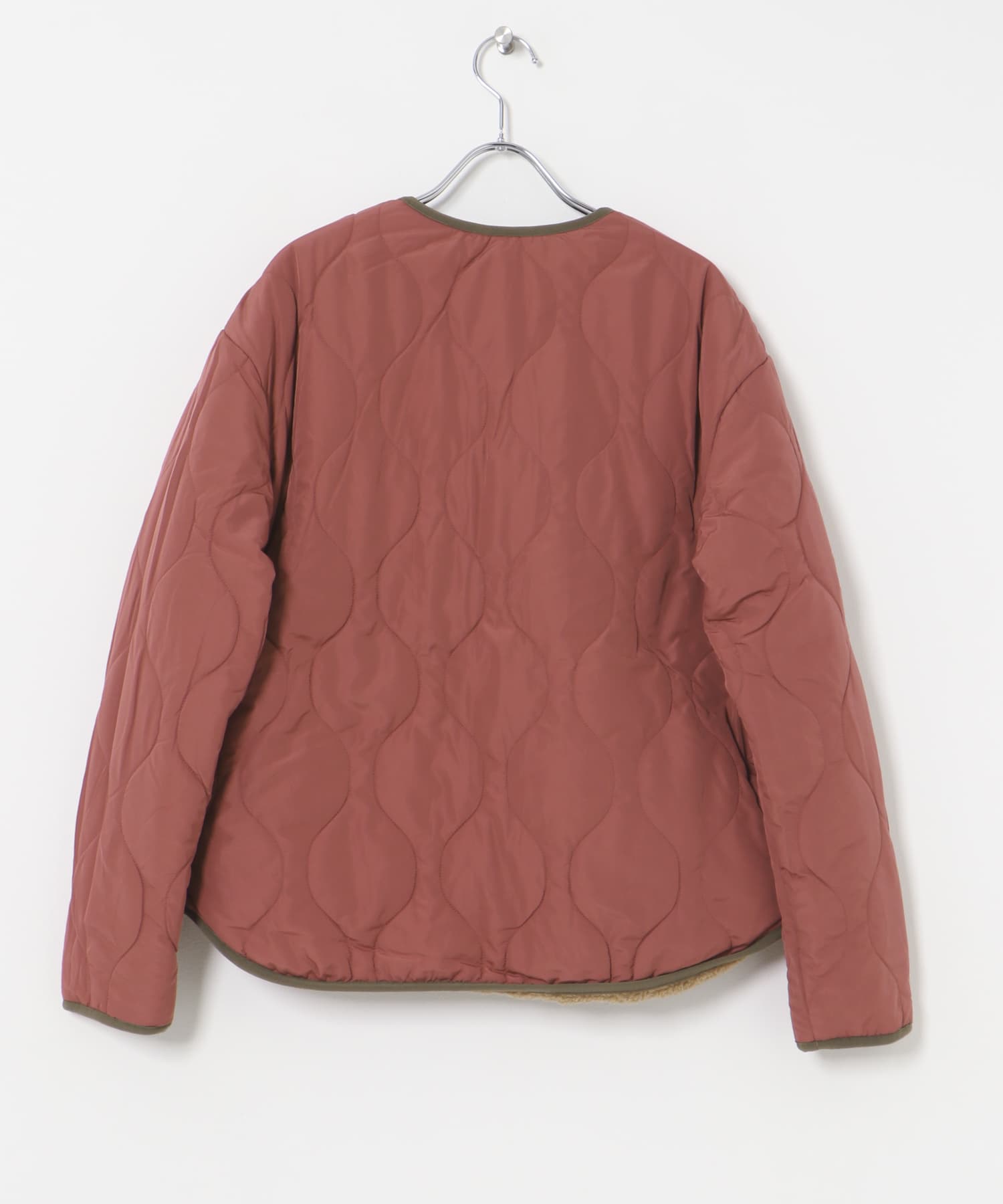 AIGLE　リバーシブル シェルパフリース TAUPE M