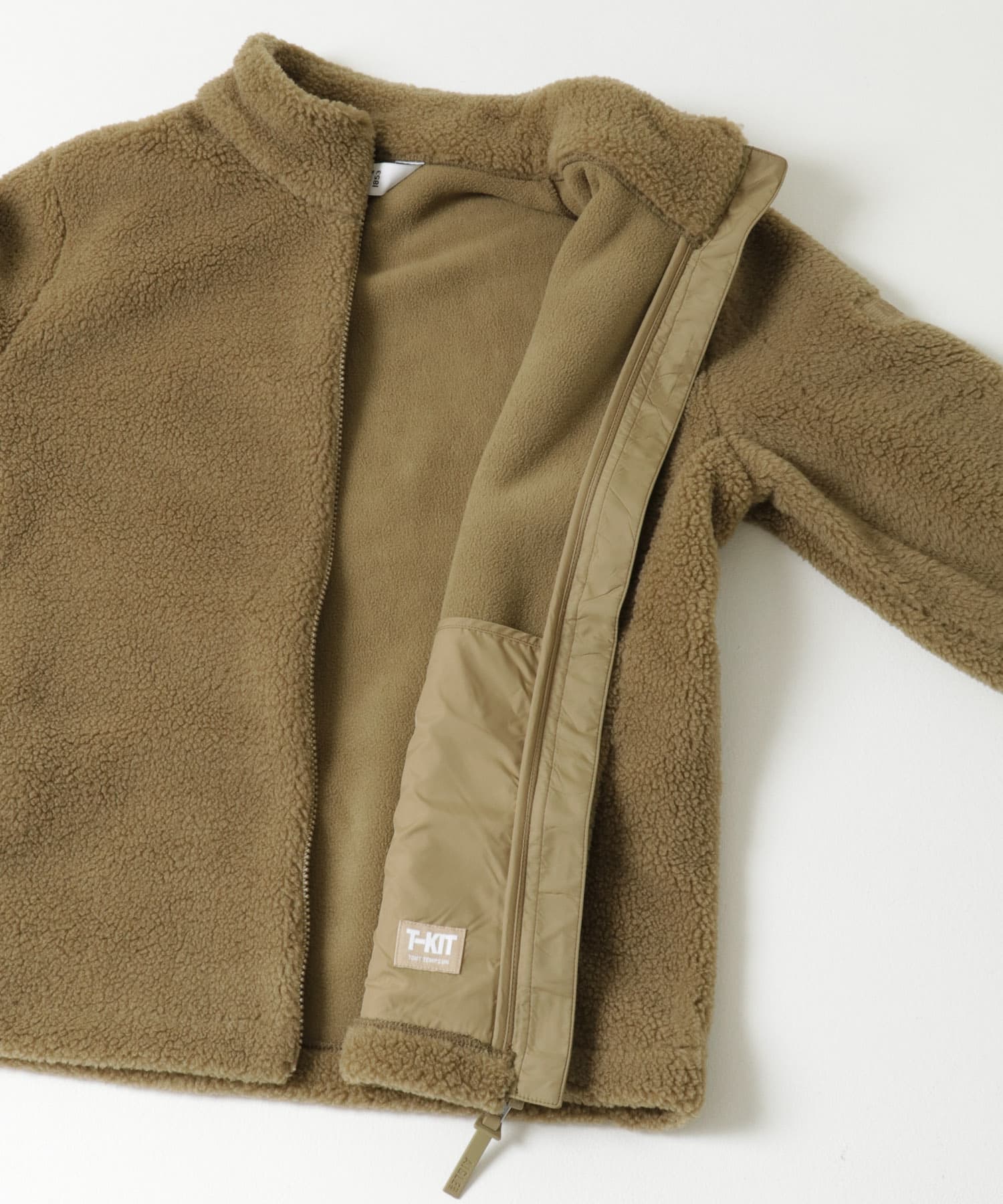 AIGLE　ジップアップ シェルパフリース T-KIT RUSTIC 38