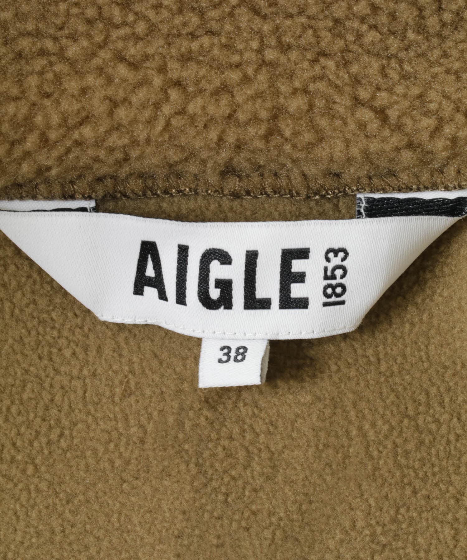 AIGLE　ジップアップ シェルパフリース T-KIT RUSTIC 38