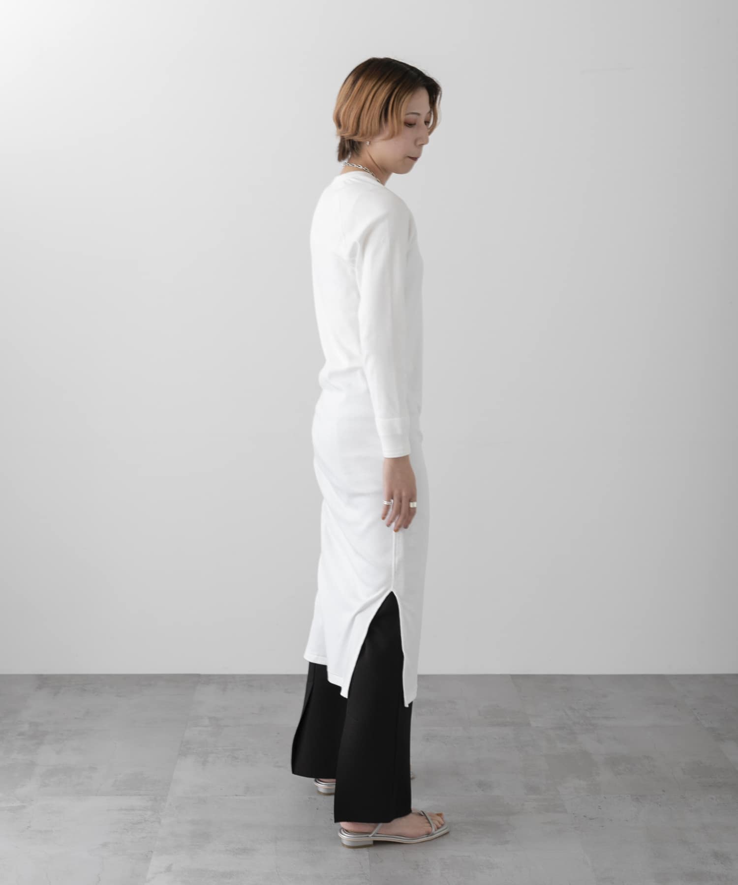 armi　mother LONG ONE PIECE WHITE FREE