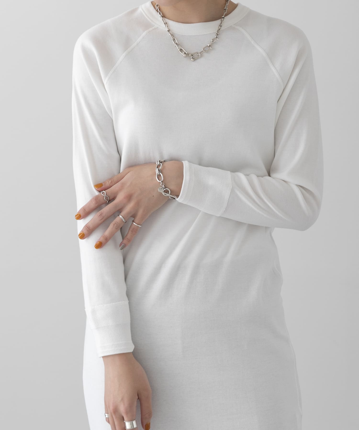 armi　mother LONG ONE PIECE WHITE FREE