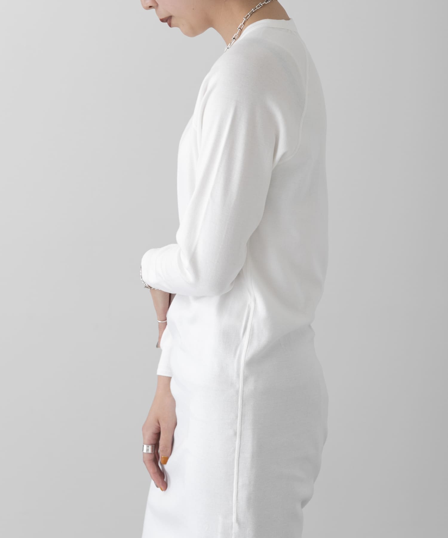 armi　mother LONG ONE PIECE WHITE FREE