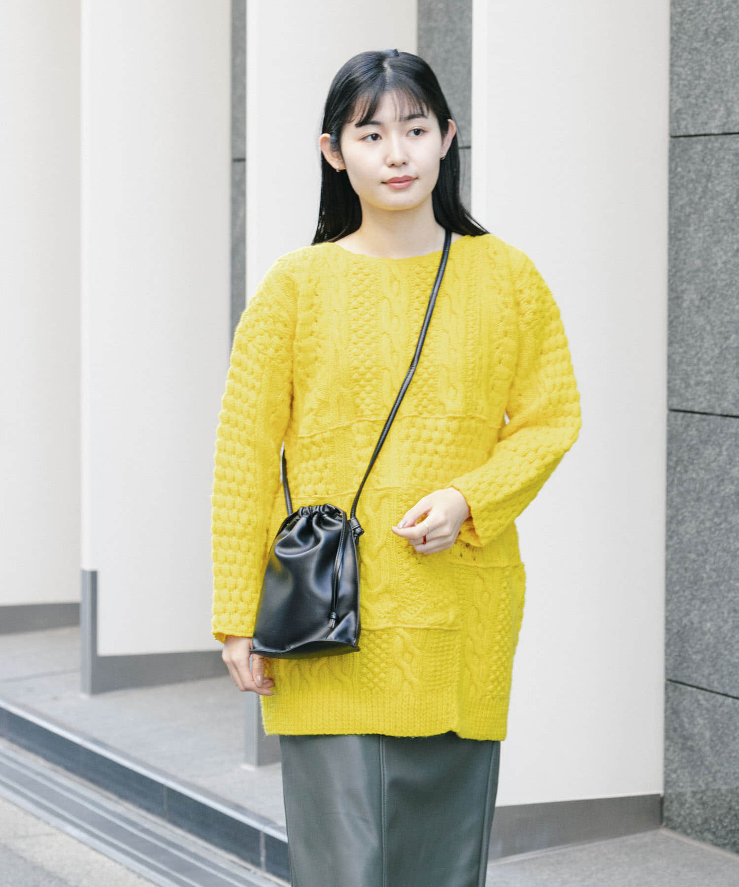 身長：166cm サイズ：one