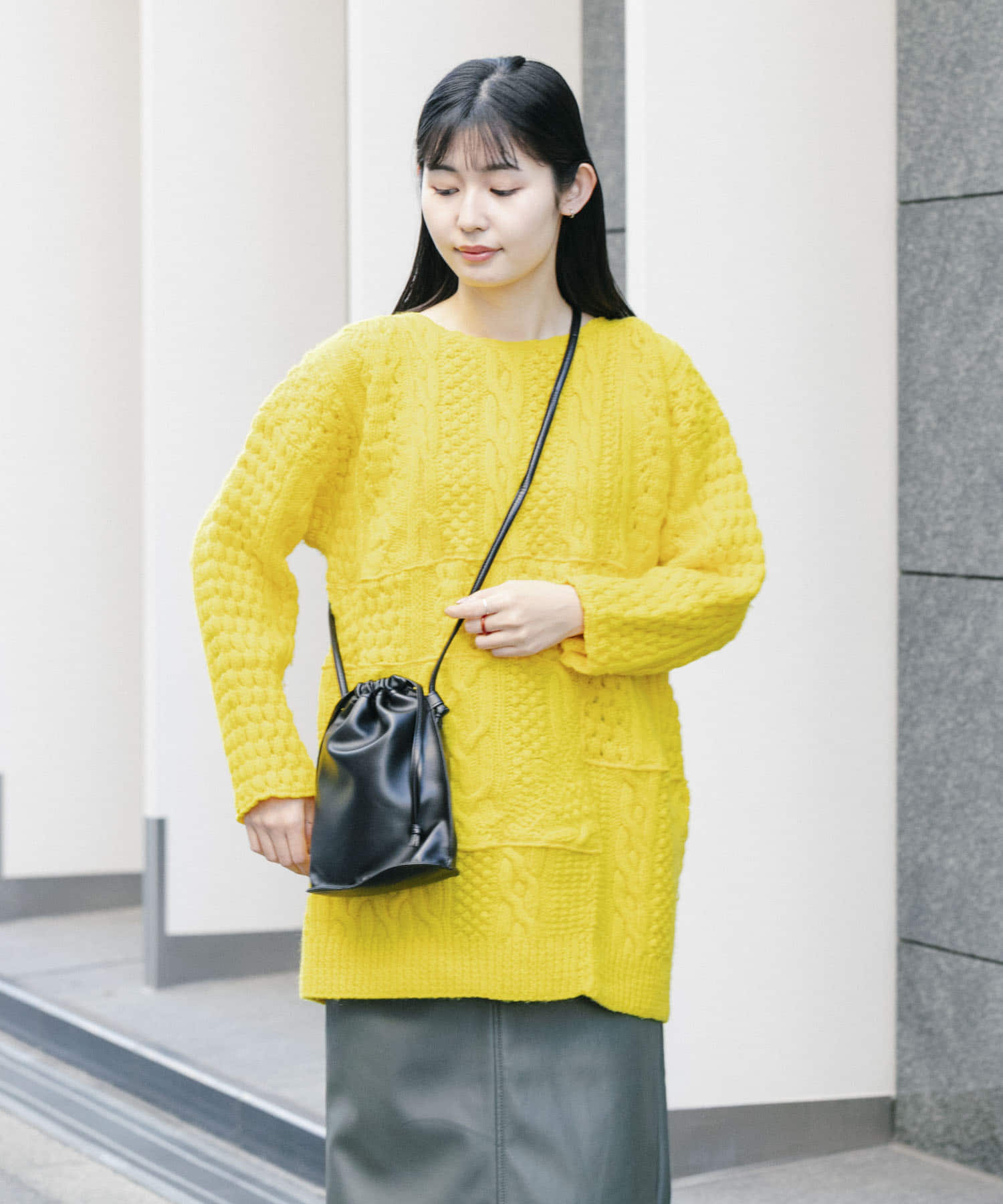 身長：166cm サイズ：one