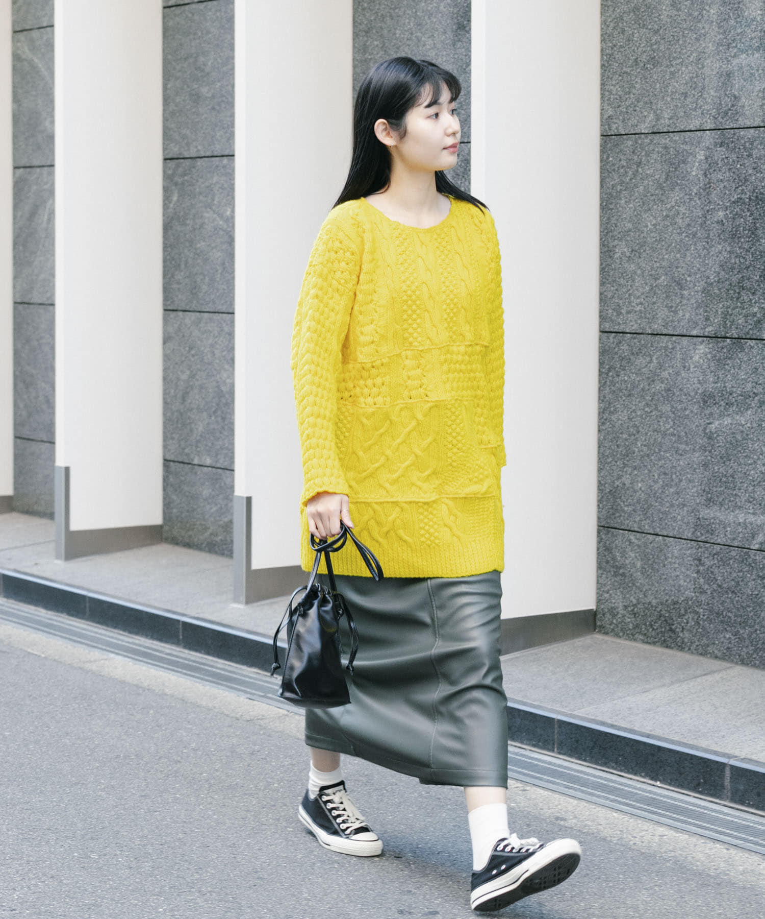 身長：166cm サイズ：one
