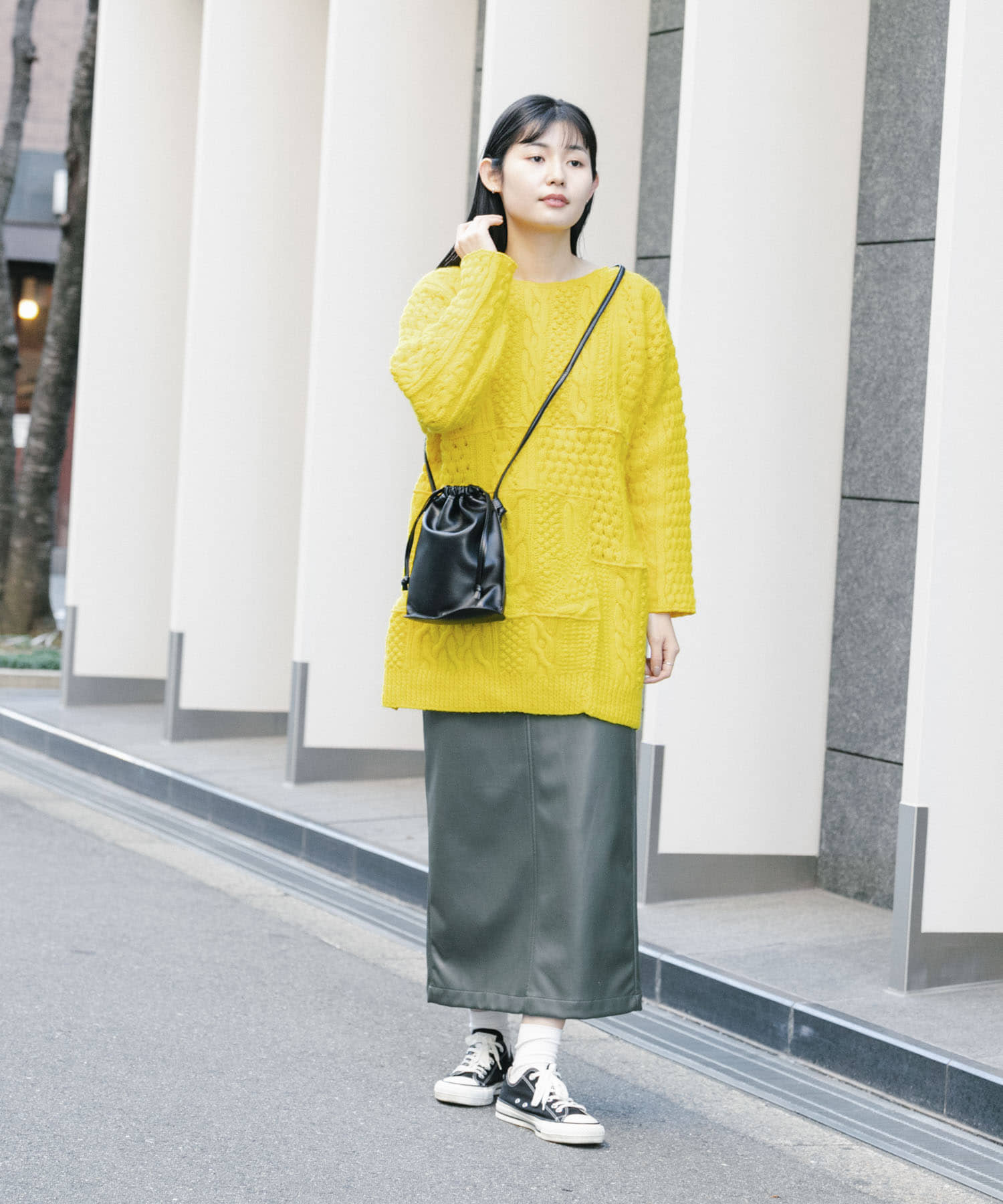 身長：166cm サイズ：one