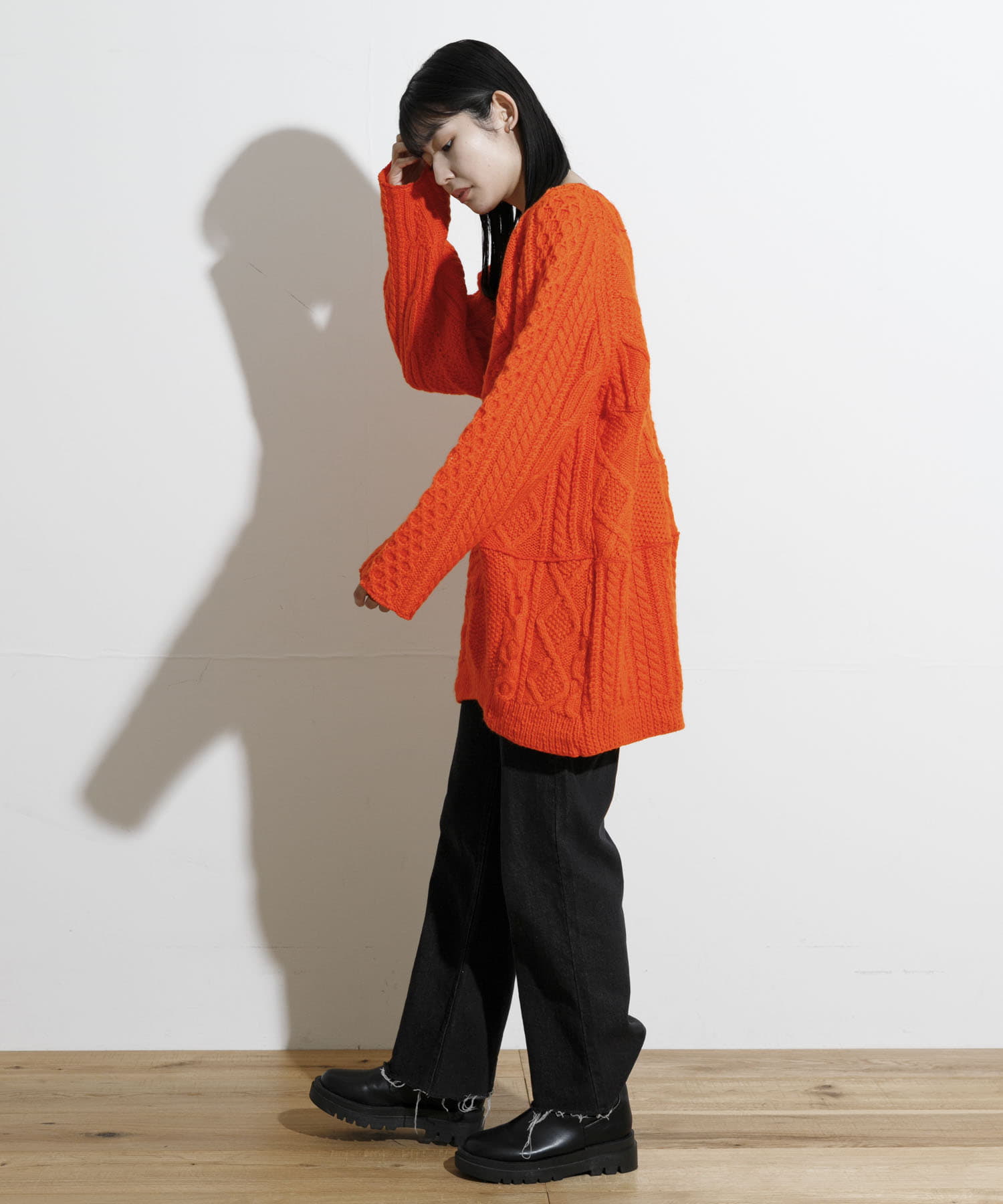 身長：166cm サイズ：one