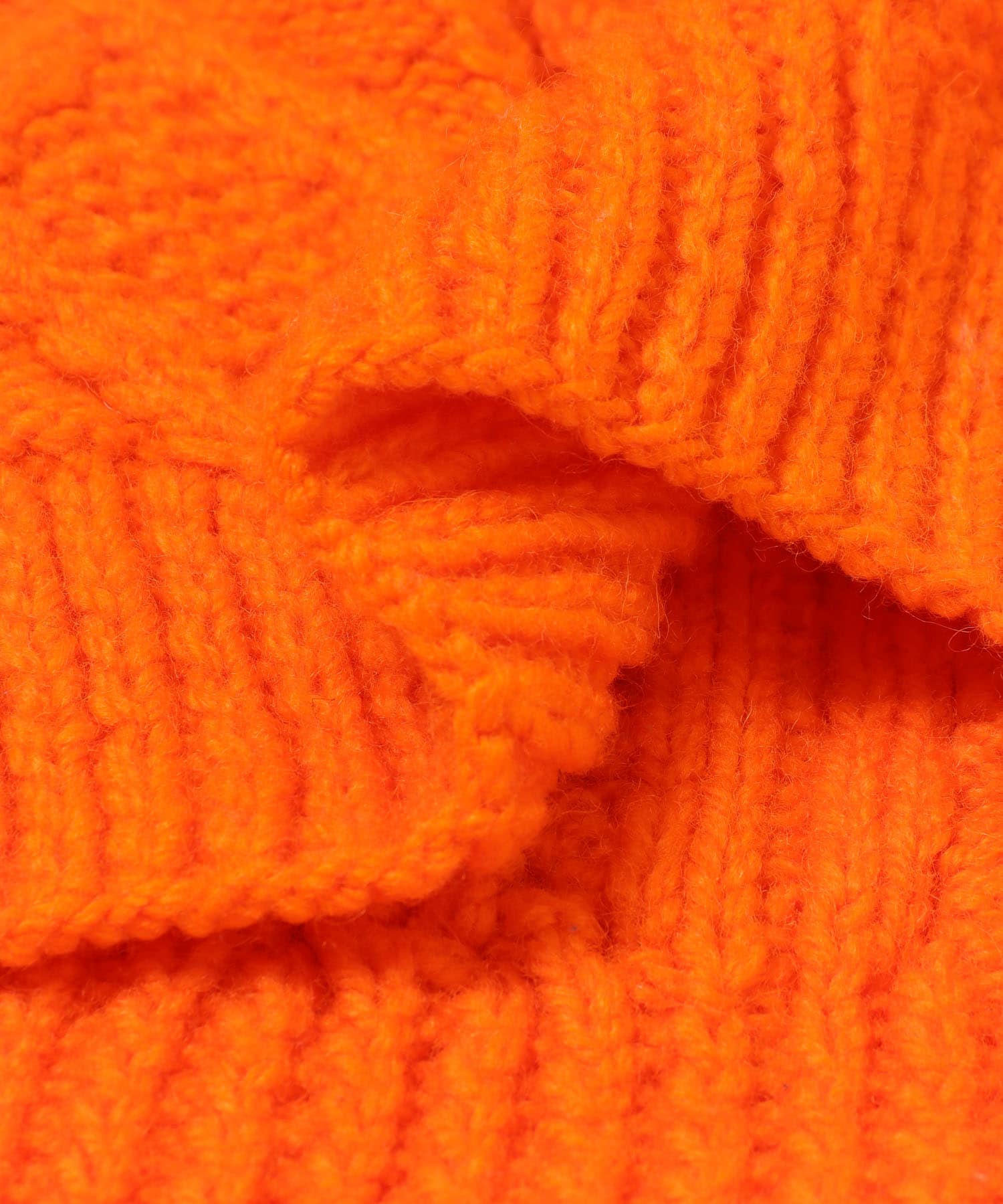 77circa　patchwork sweater(後染め) Orange one