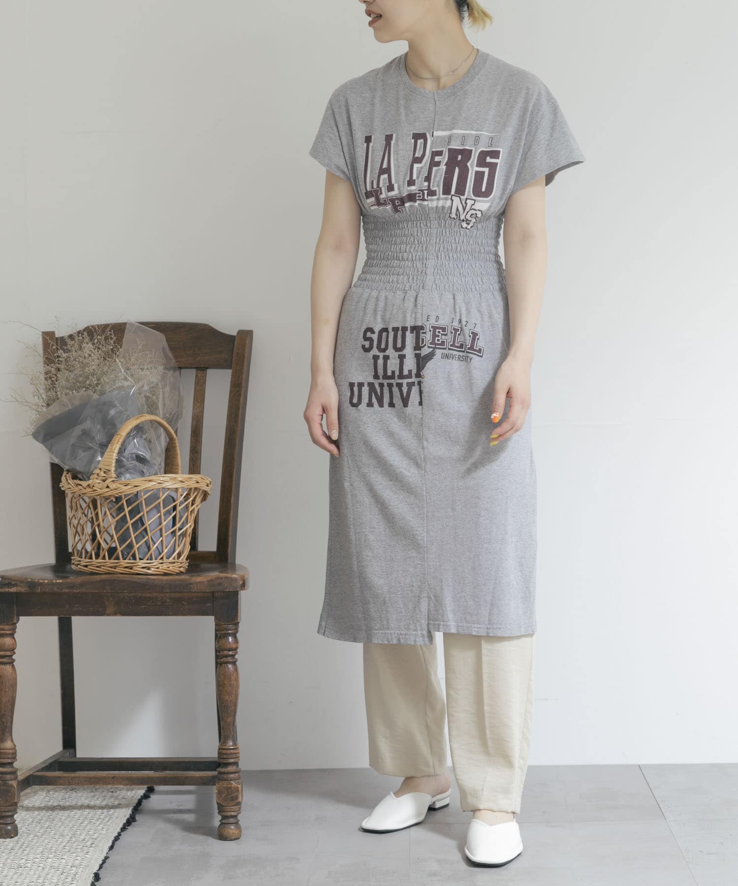 身長：163cm サイズ：one