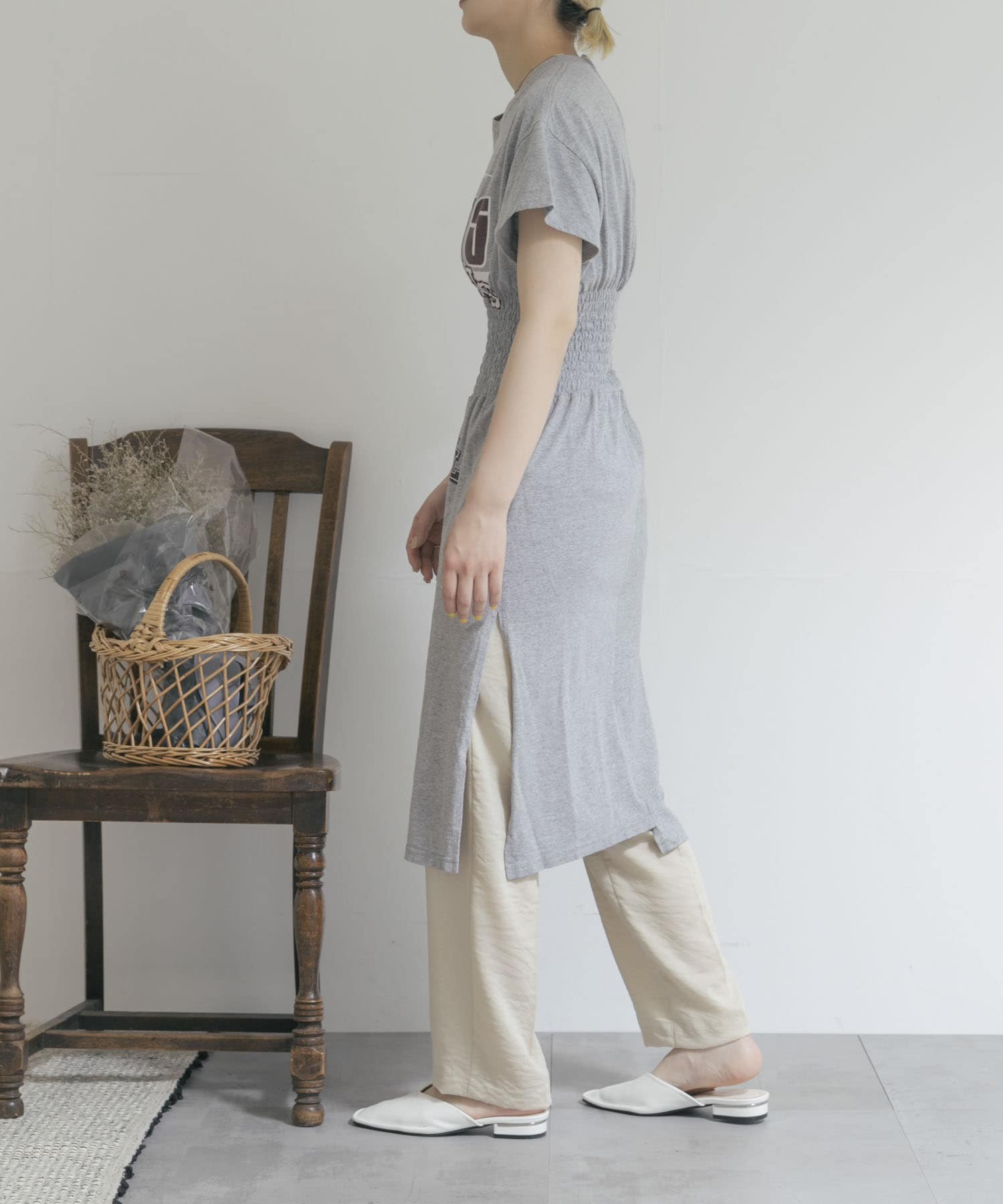 身長：163cm サイズ：one