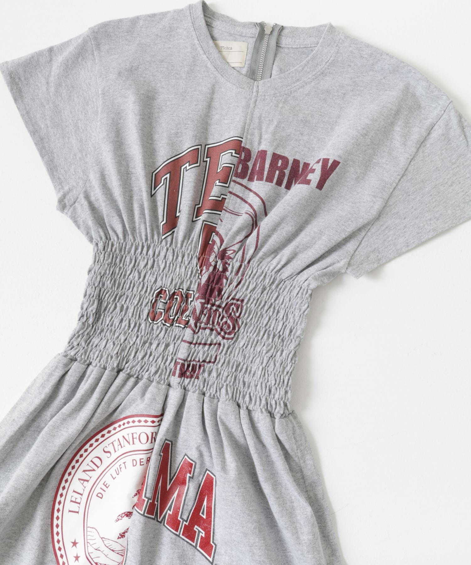 77circa　circa make shirring ONE-PIECE Grey2 one