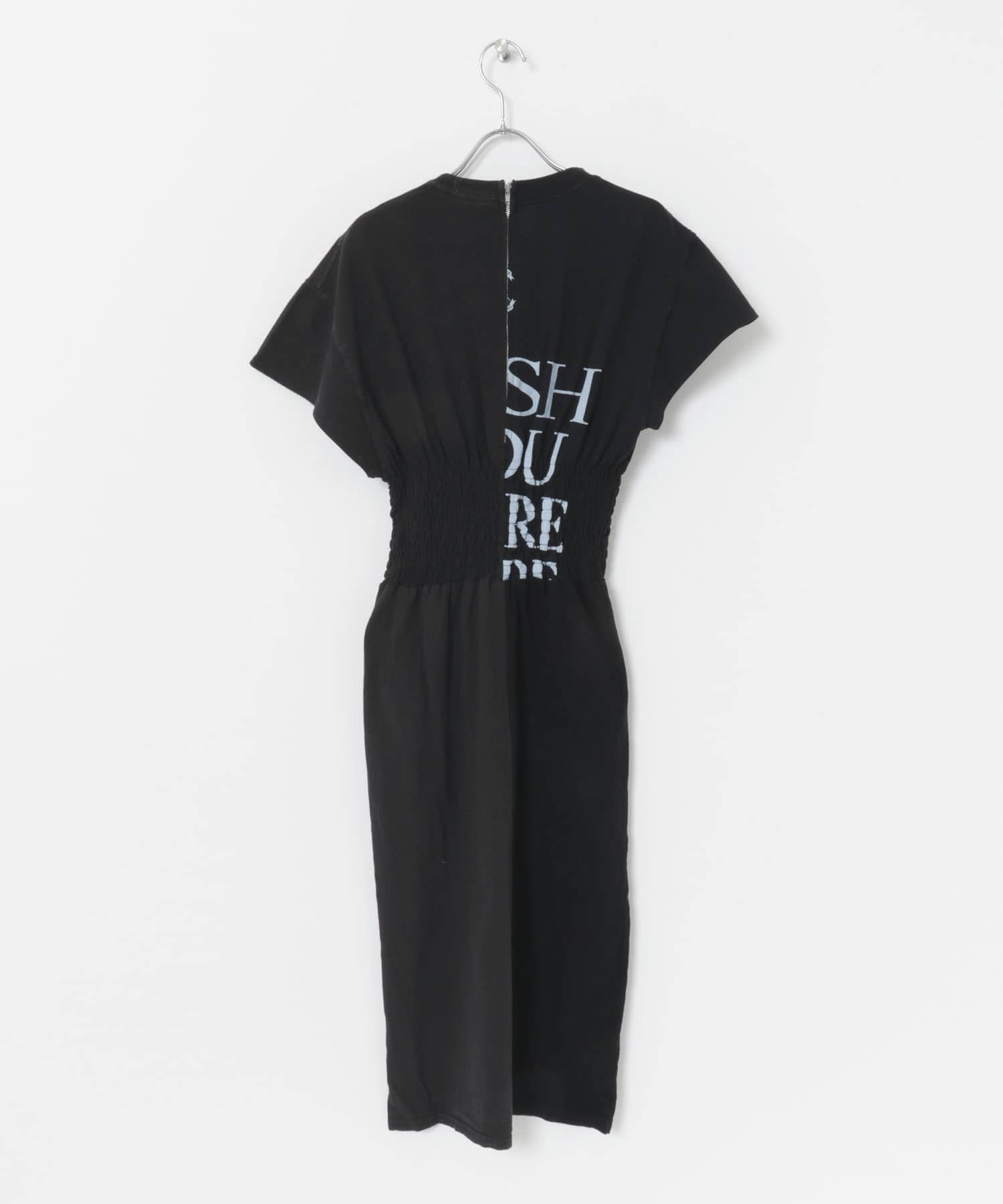 77circa　circa make shirring ONE-PIECE Black2 one