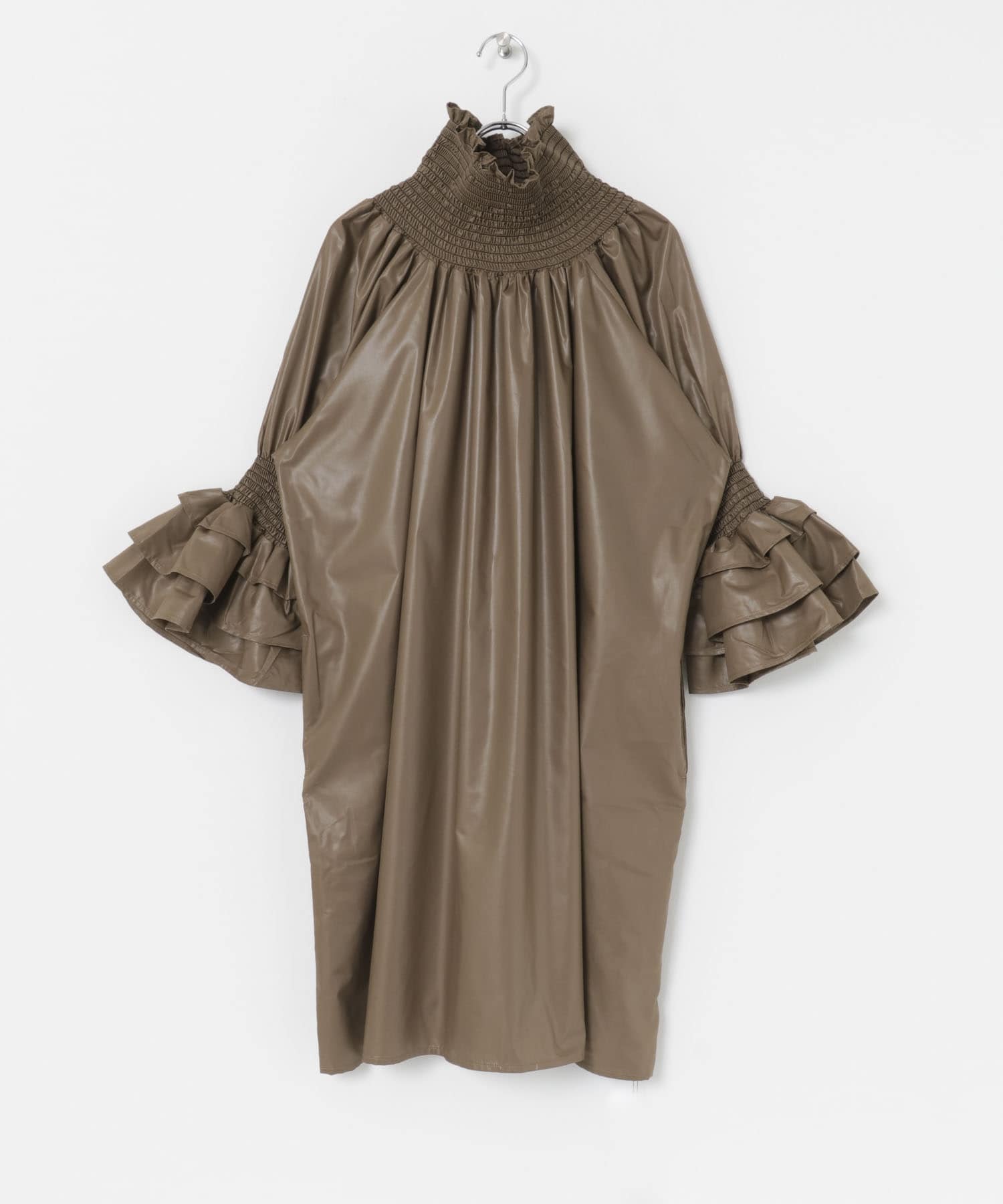 77circa　luster shirring turtle one-piece
