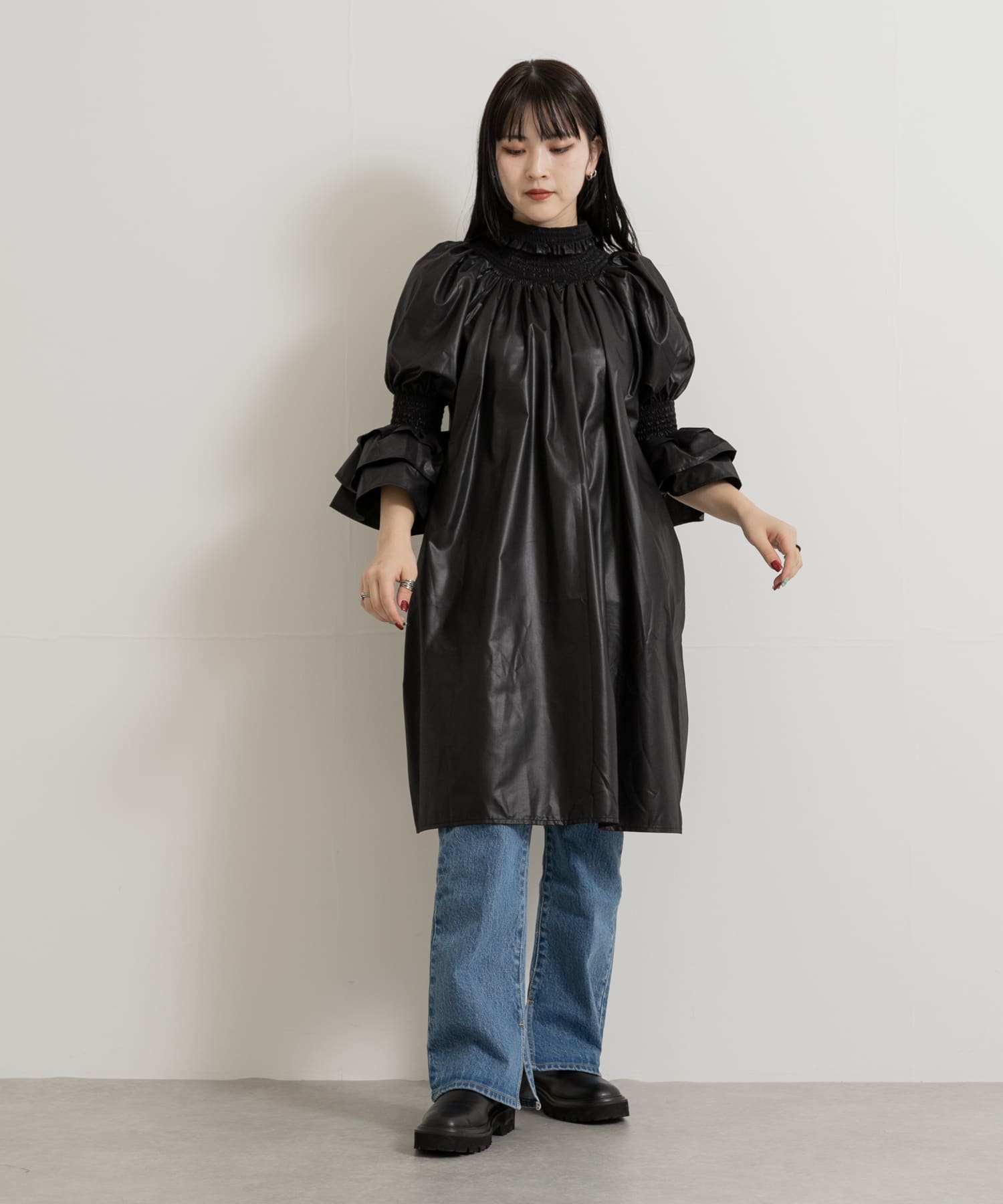 身長：156cm サイズ：one