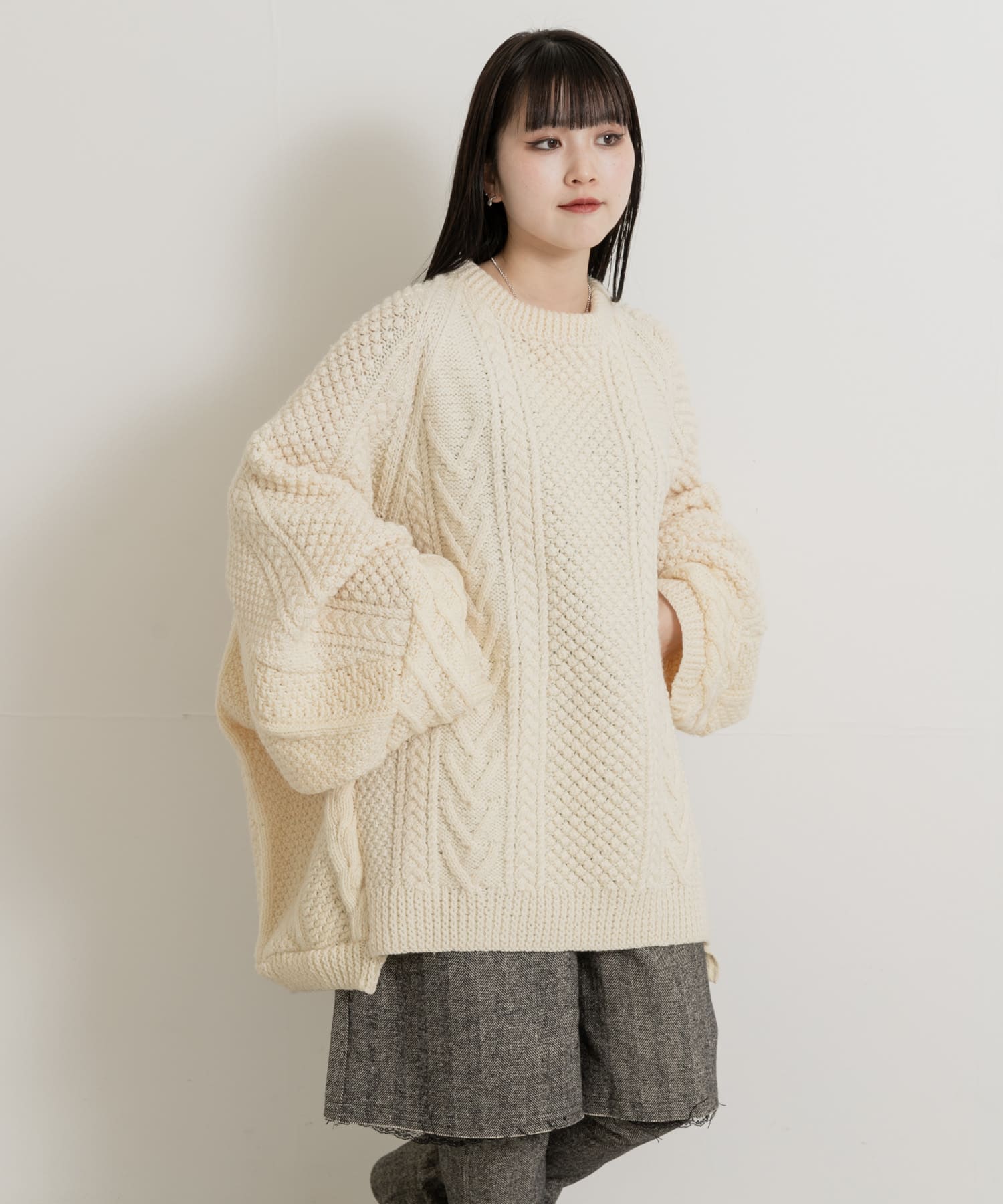 身長：156cm サイズ：one